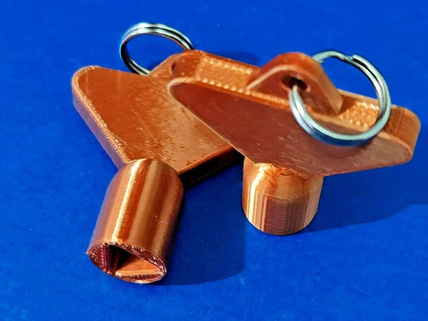 2 x Gas Electric Meter Box Utility Key Cupboard Copper PLA Plastic Biodegradable 3D Peak Print