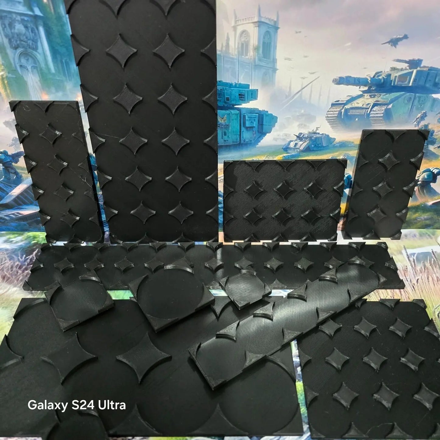 Round to square movement trays old world 25mm 32mm 40mm 50mm 60mm oval 3D Peak Print