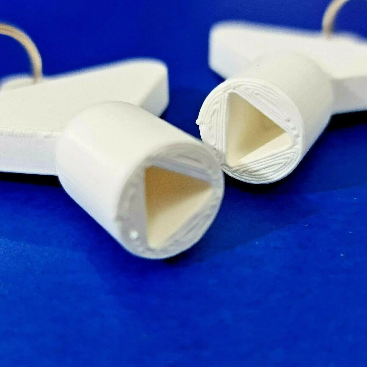 2 x Gas Electric Meter Box Utility Key Cupboard White PLA Plastic Biodegradable 3D Peak Print