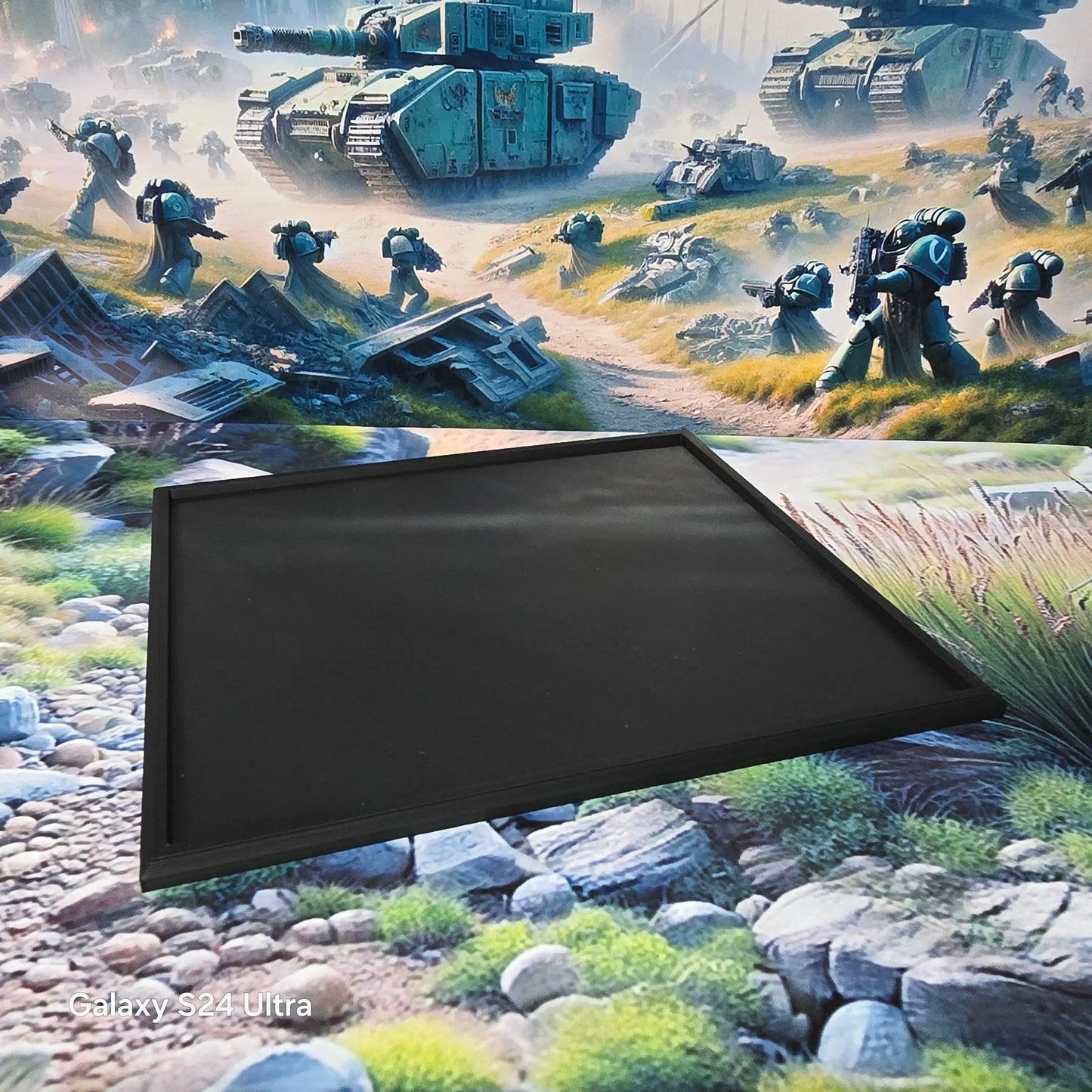 All sizes wargaming movement trays pla plastic for war gaming tabletop games all sizes just ask and we'll add it to the listing 100 x 75mm 3D Peak Print