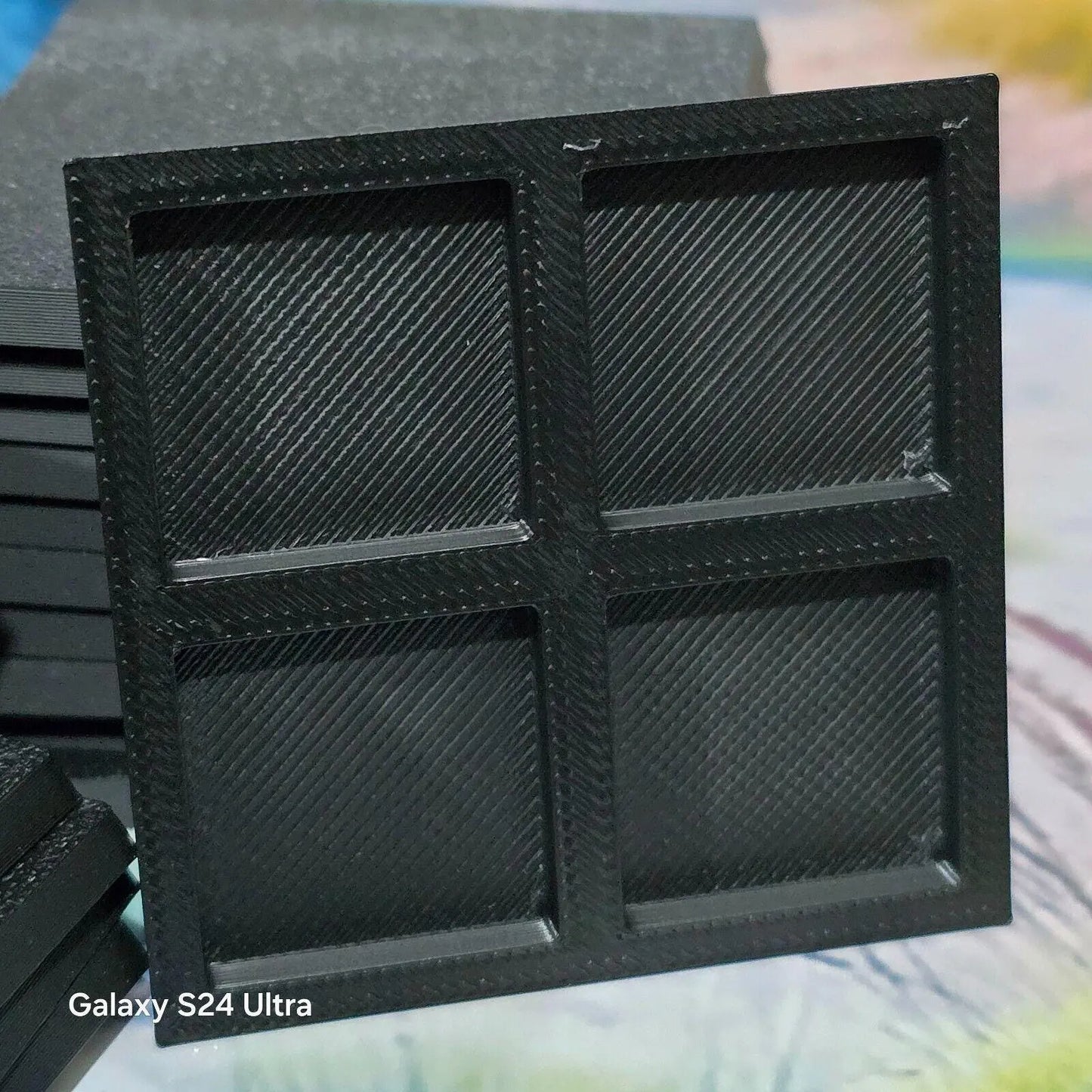 Wargaming Bases 50mm Square Durable Plastic for War Gaming Tabletop Games 3D Peak Print