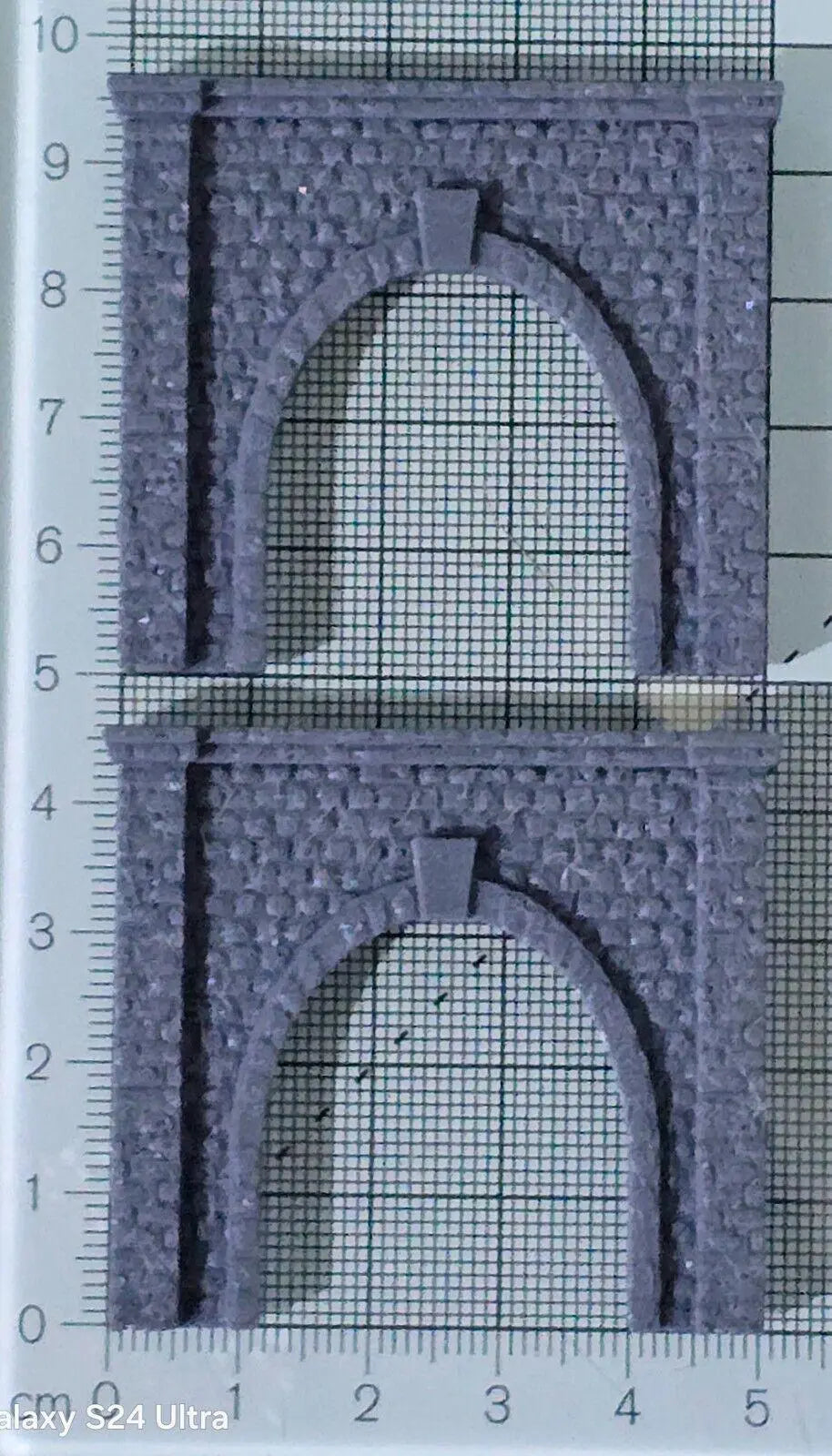 Z Gauge Tunnel Single Track Stone Portal Model Railway Train Layout 1:220 Scale 3D Peak Print