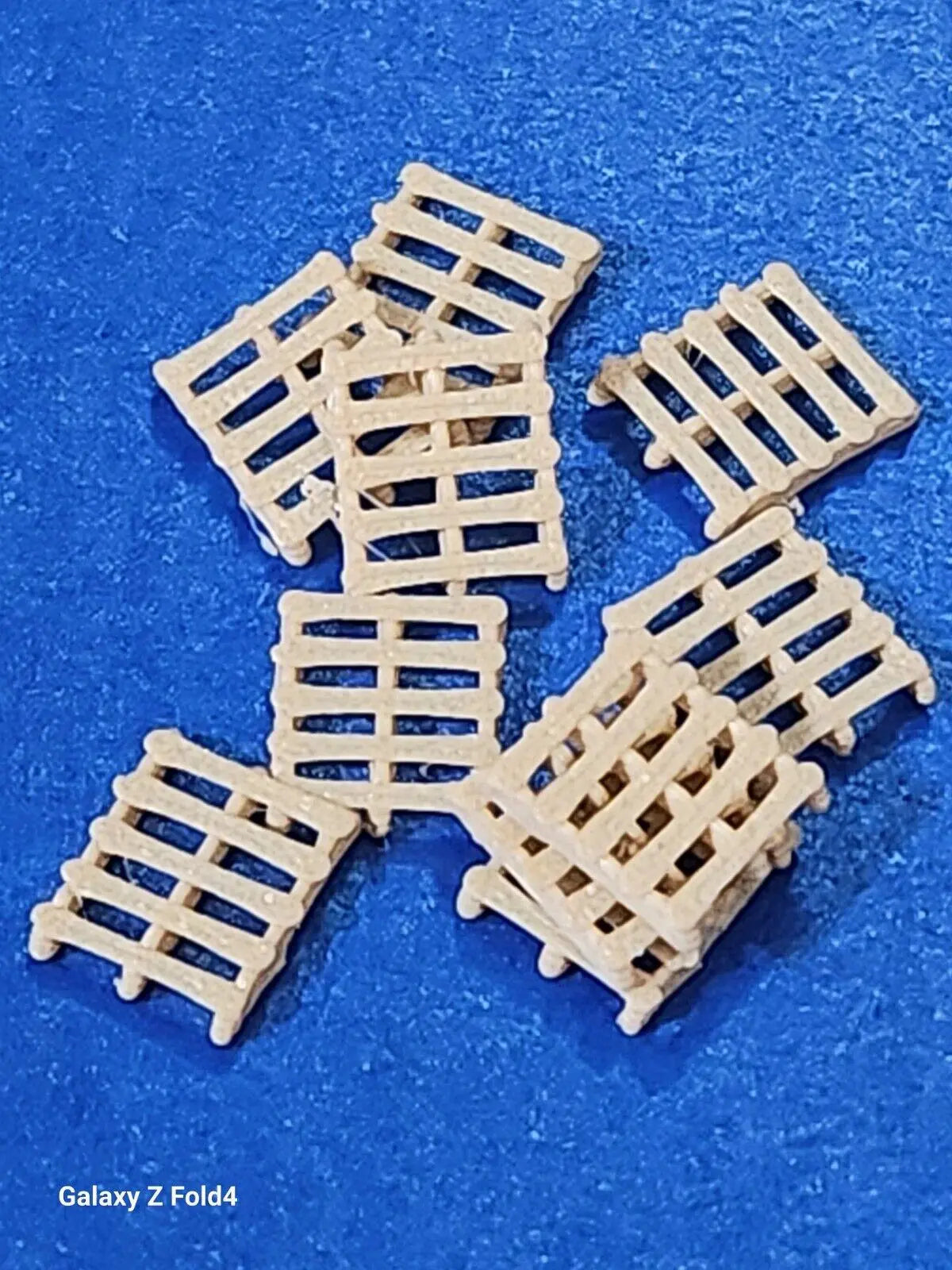 New Wood Colour Pallets Z Gauge 1:220 Scale Models Train Railway (10 Pack) 3D Peak Print