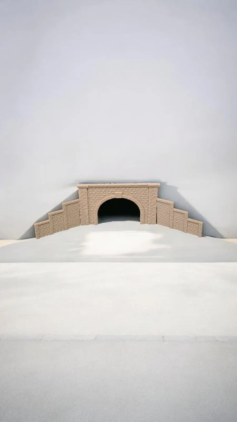 Z Gauge Tunnel Double Track Stone Portal Model Railway Train Layout 1:220 Scale 3D Peak Print