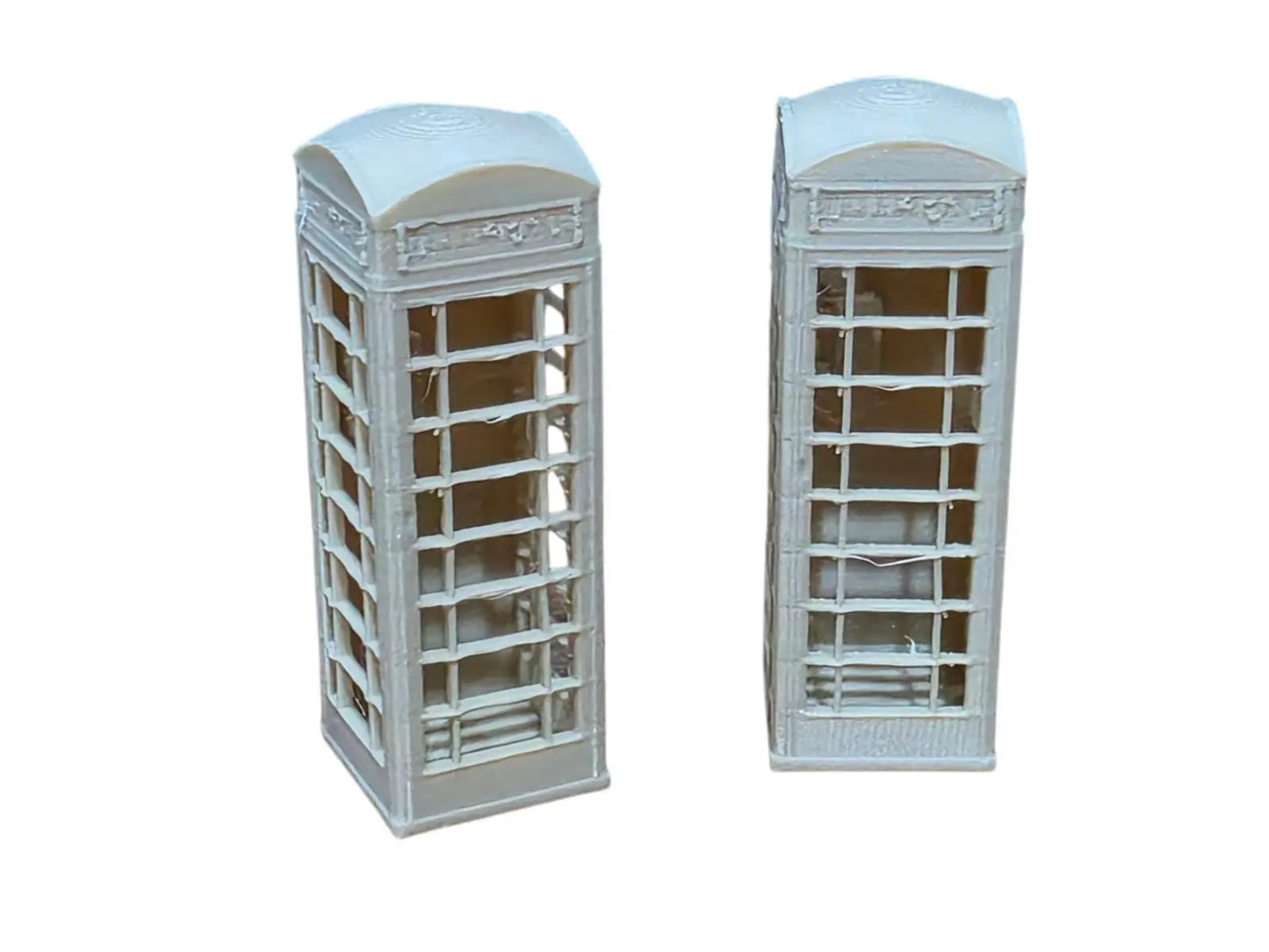 Telephone box hull telecom x 2 1:76 oo gauge model train railway diorama 3D Peak Print