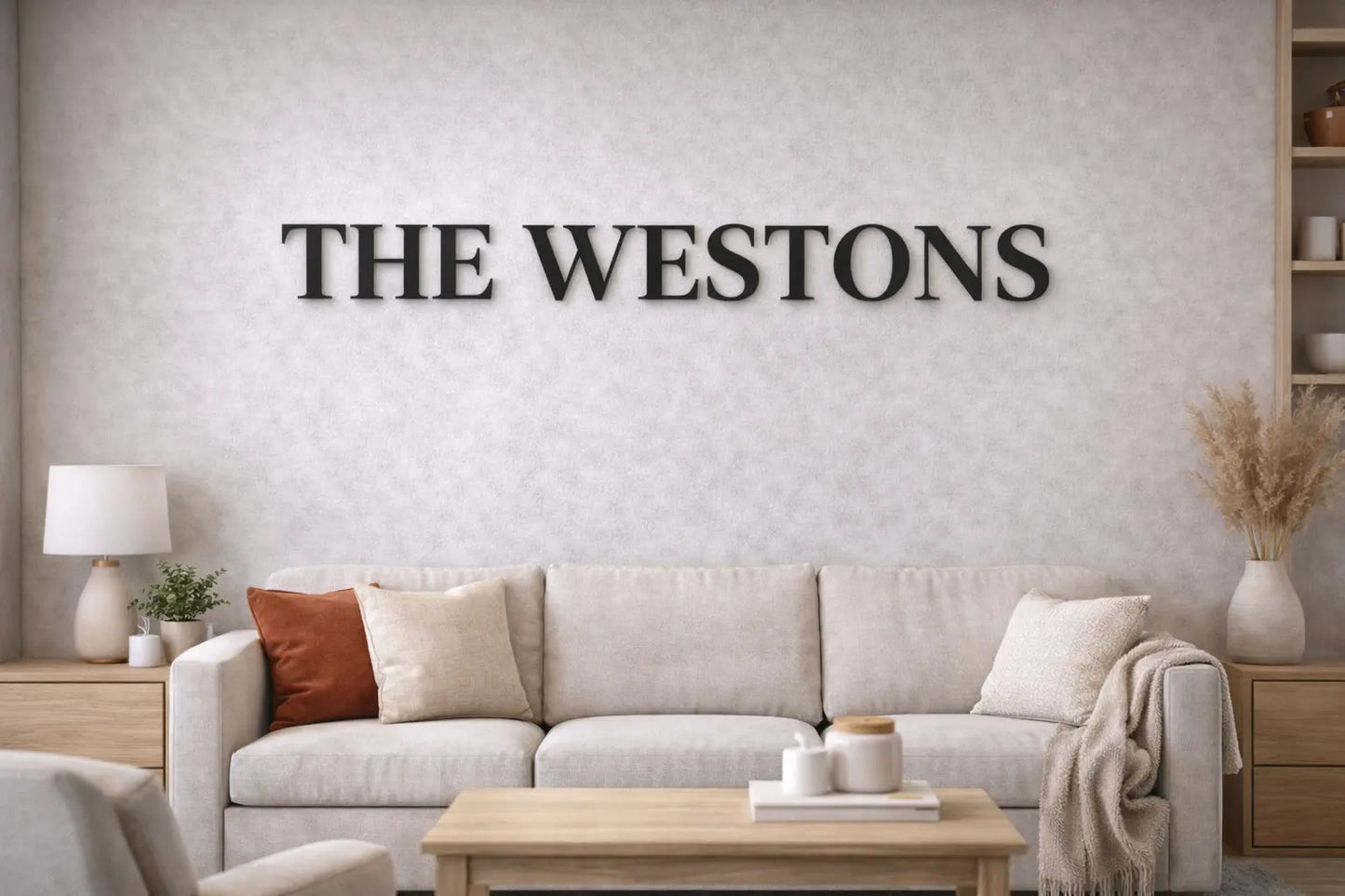 Custom Acrylic Letters 3mm Large Wall Sign Mirror Gold Silver 6”-23” 3D Peak Print