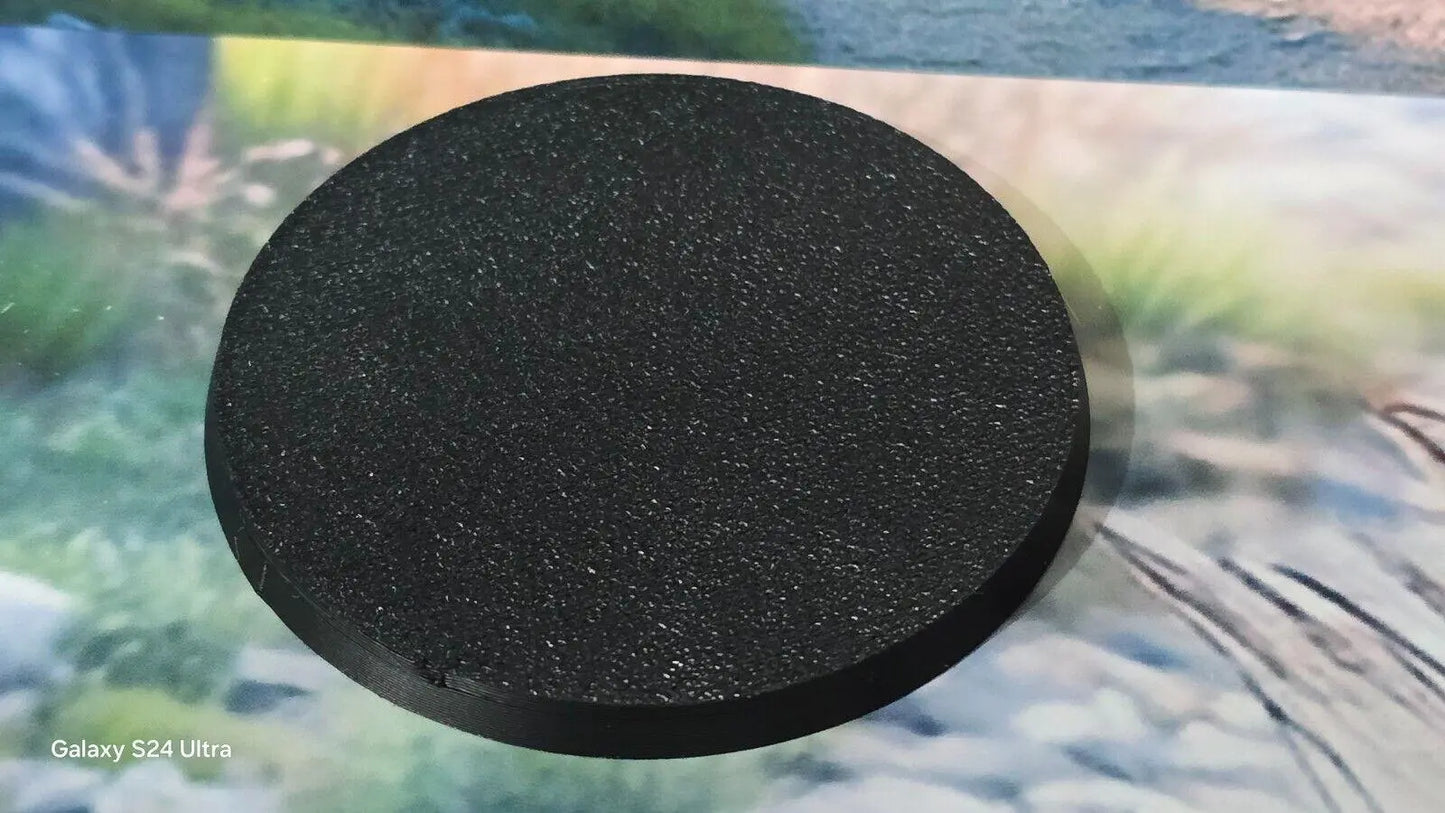Wargaming Bases 80mm Round  Durable Plastic for War Gaming Tabletop Games 3D Peak Print