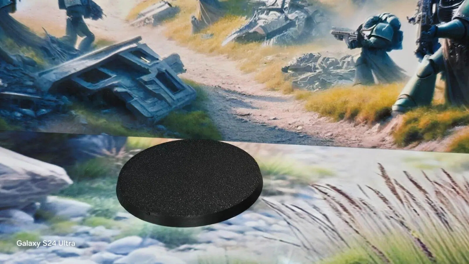 Wargaming Bases 80mm Round  Durable Plastic for War Gaming Tabletop Games 3D Peak Print