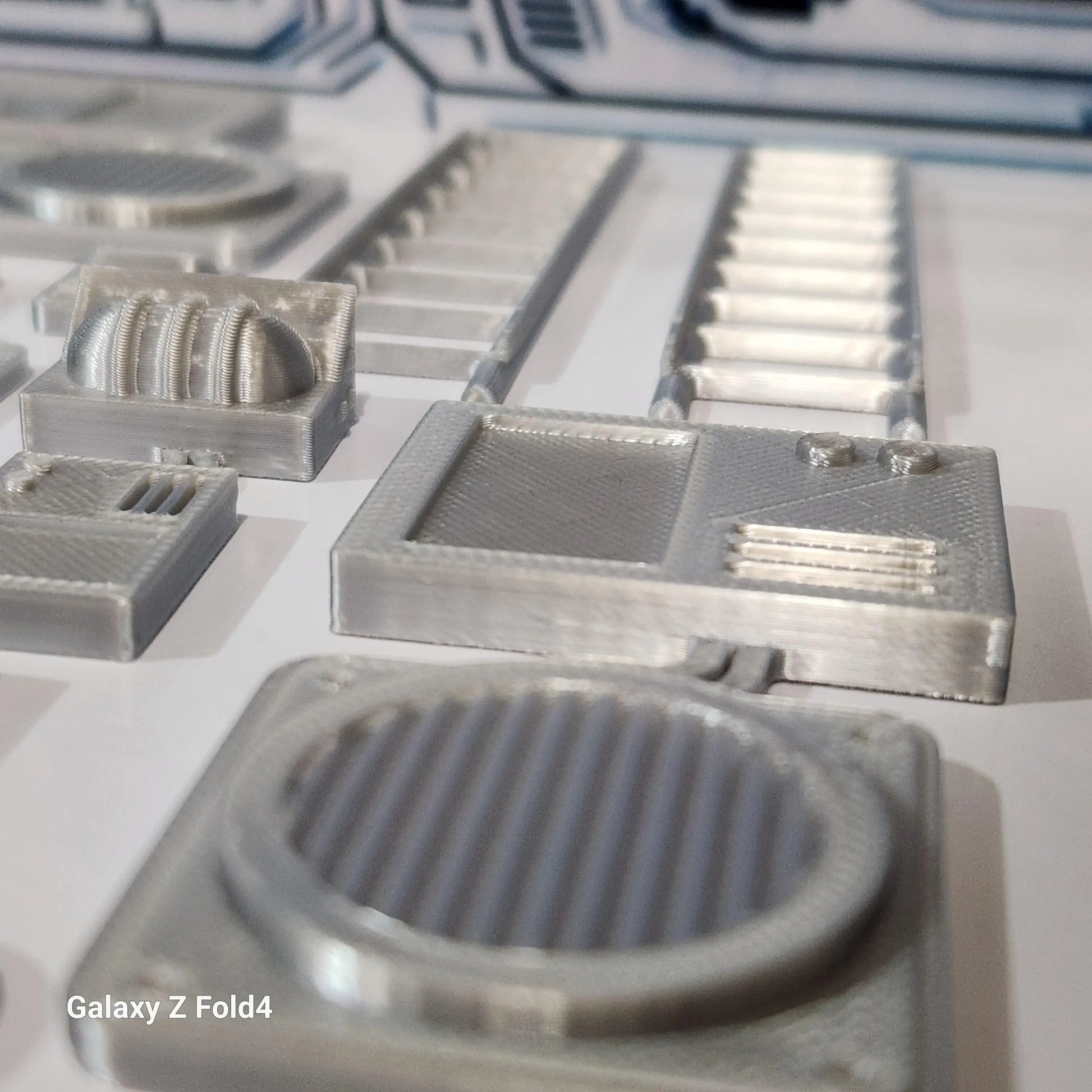 28mm Sci-Fi Greebles Kitbash Set 27 pcs Cyberpunk Control Panels Switches Lights 3D Peak Print