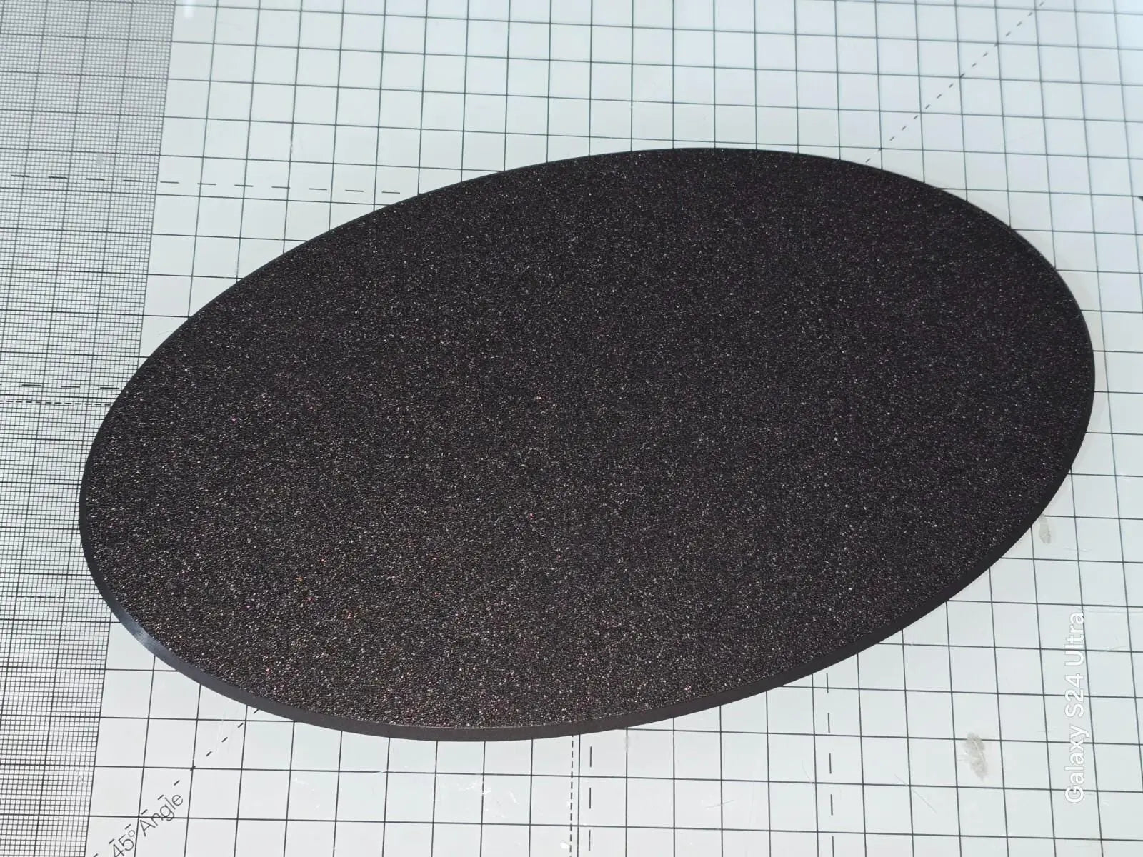 Wargames bases oval plain warhammer wargaming aos pla plastic all sizes 3D Peak Print