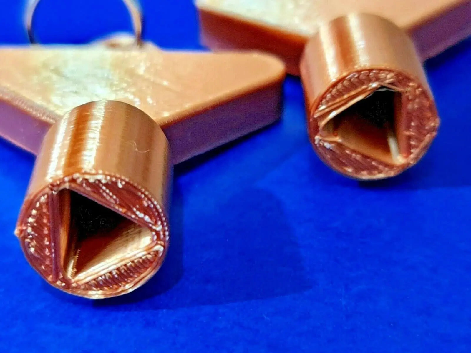 2 x Gas Electric Meter Box Utility Key Cupboard Copper PLA Plastic Biodegradable 3D Peak Print