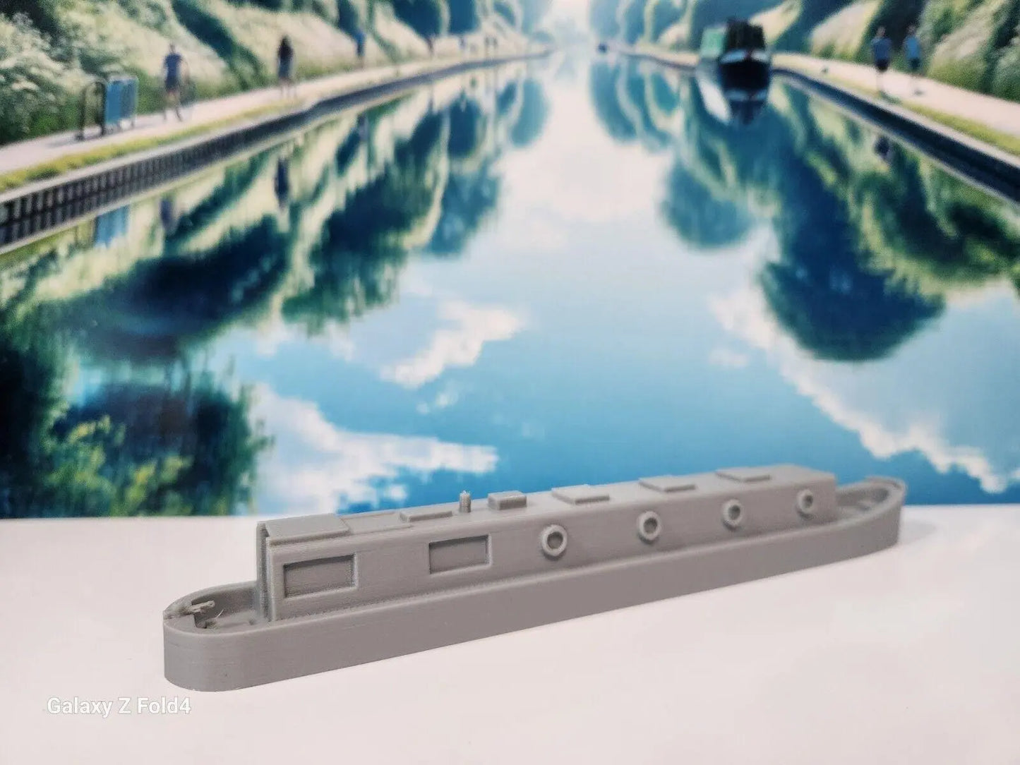 1:148 Scale N Gauge Model Railway 2 x Canal Boats Waterways Barge Cargo Leisure 3D Peak Print