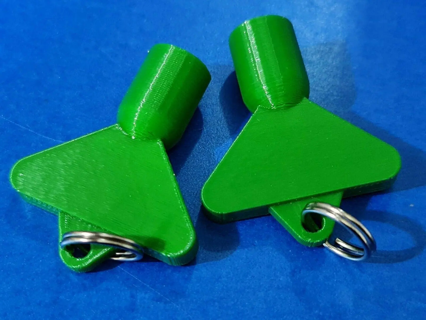 2 x Gas Electric Meter Box Utility Key Cupboard Green PLA Plastic Biodegradable 3D Peak Print