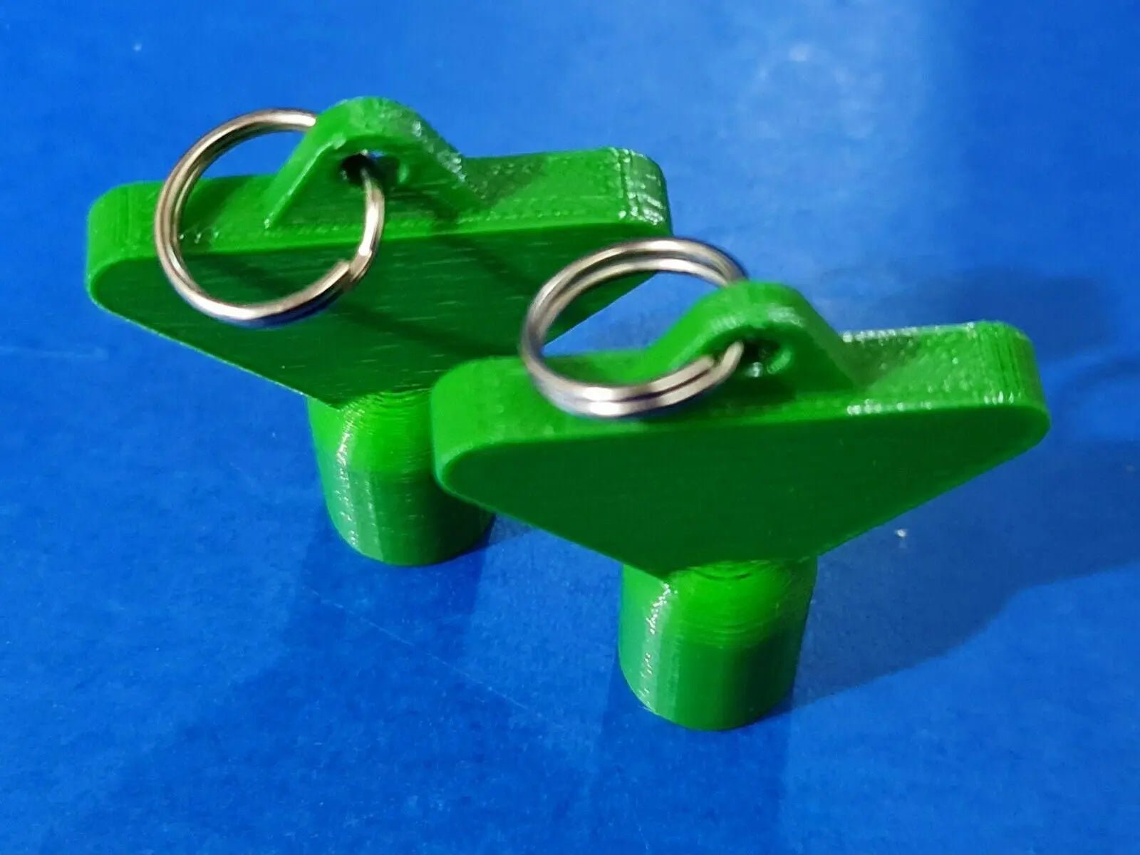 2 x Gas Electric Meter Box Utility Key Cupboard Green PLA Plastic Biodegradable 3D Peak Print