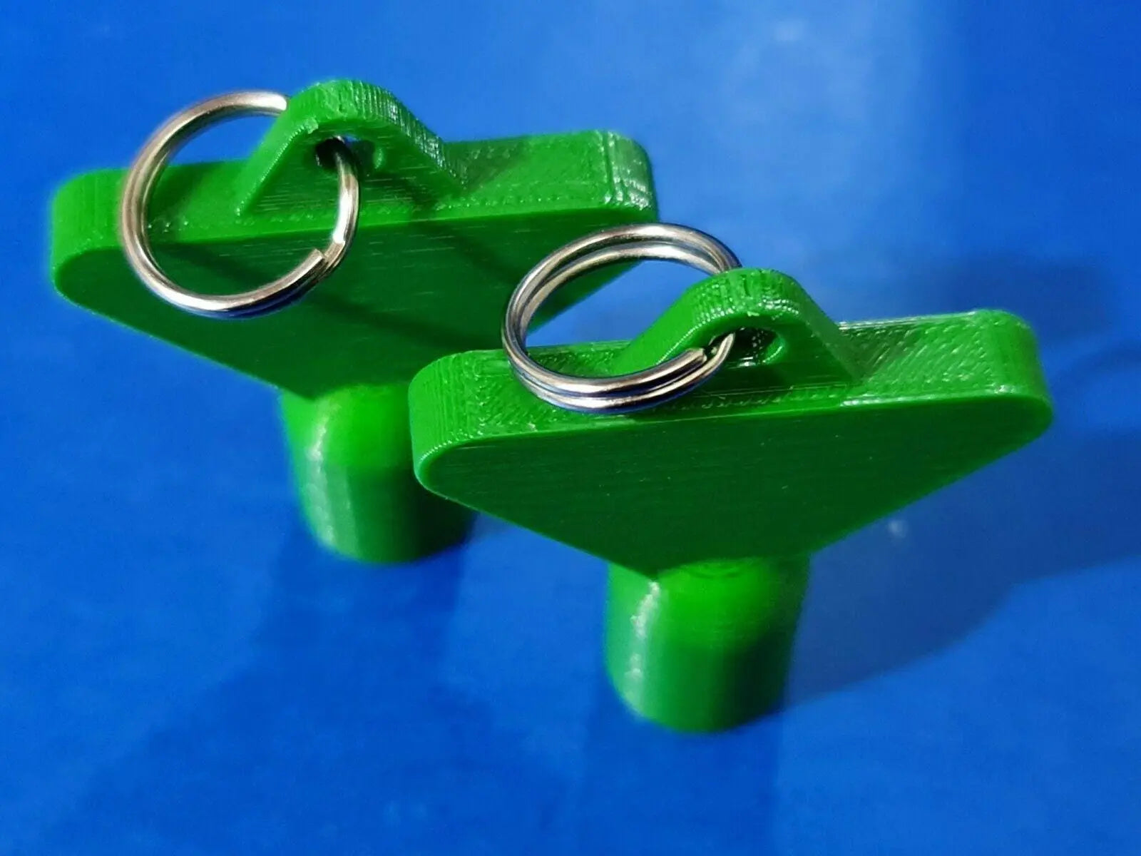 2 x Gas Electric Meter Box Utility Key Cupboard Green PLA Plastic Biodegradable 3D Peak Print