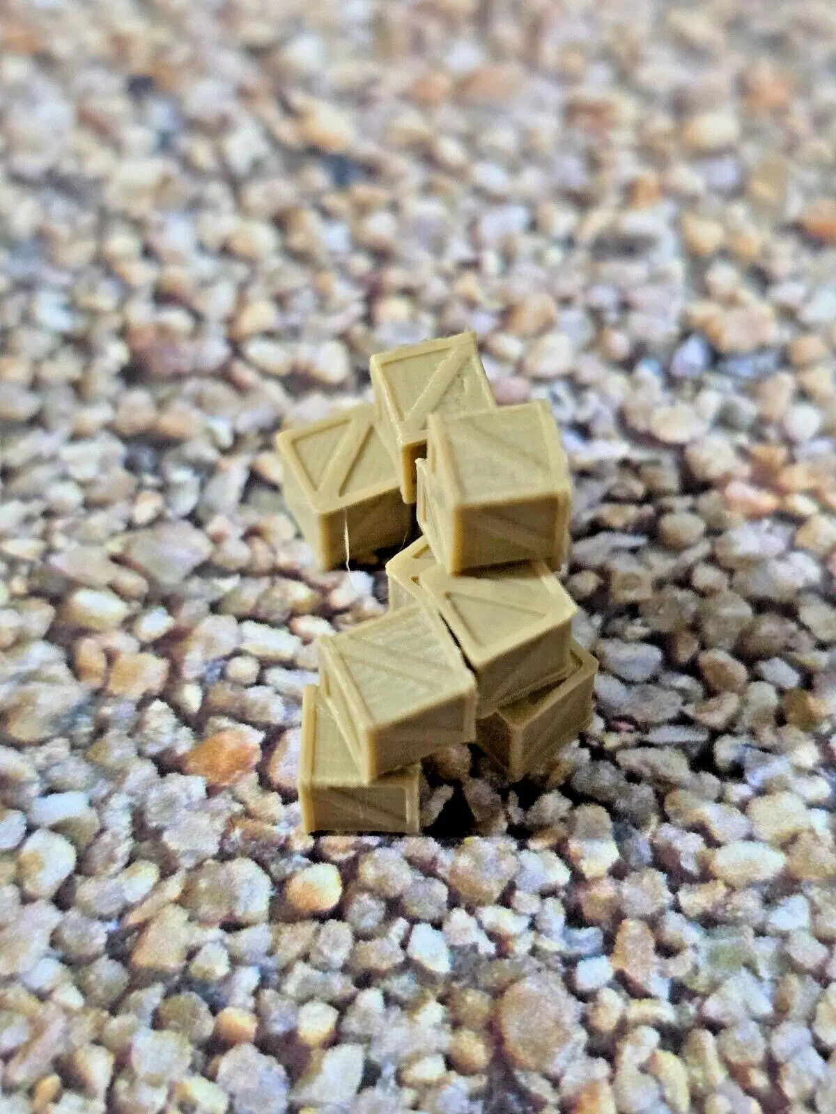 Wooden Crates 3ft New Z Gauge 1:220 10 Pack  Model Train Railway Station Freight 3D Peak Print