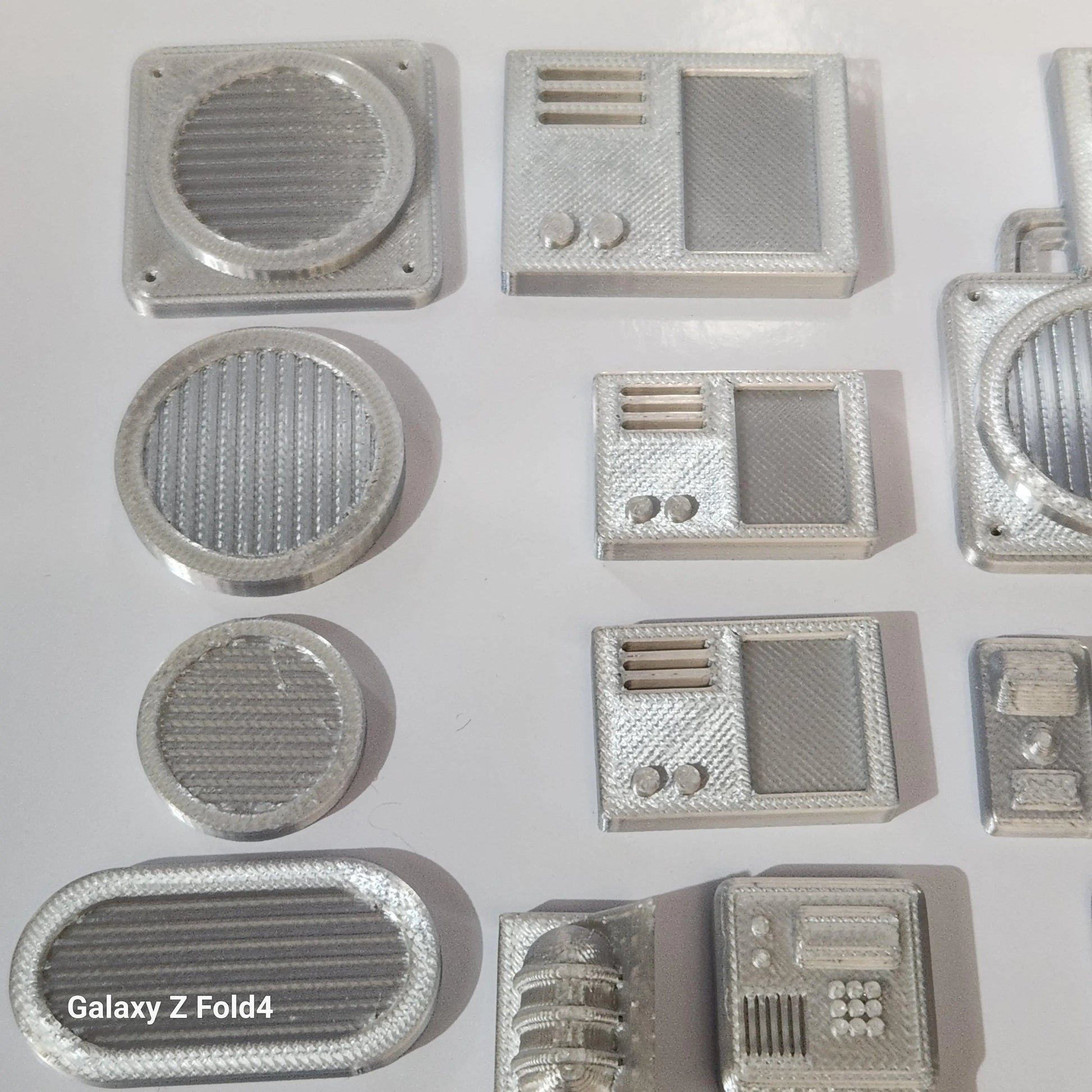 1:12 scale Sci-Fi Greebles Kitbash Set 27 pcs Cyberpunk Control Panels Switches Lights 3D Peak Print