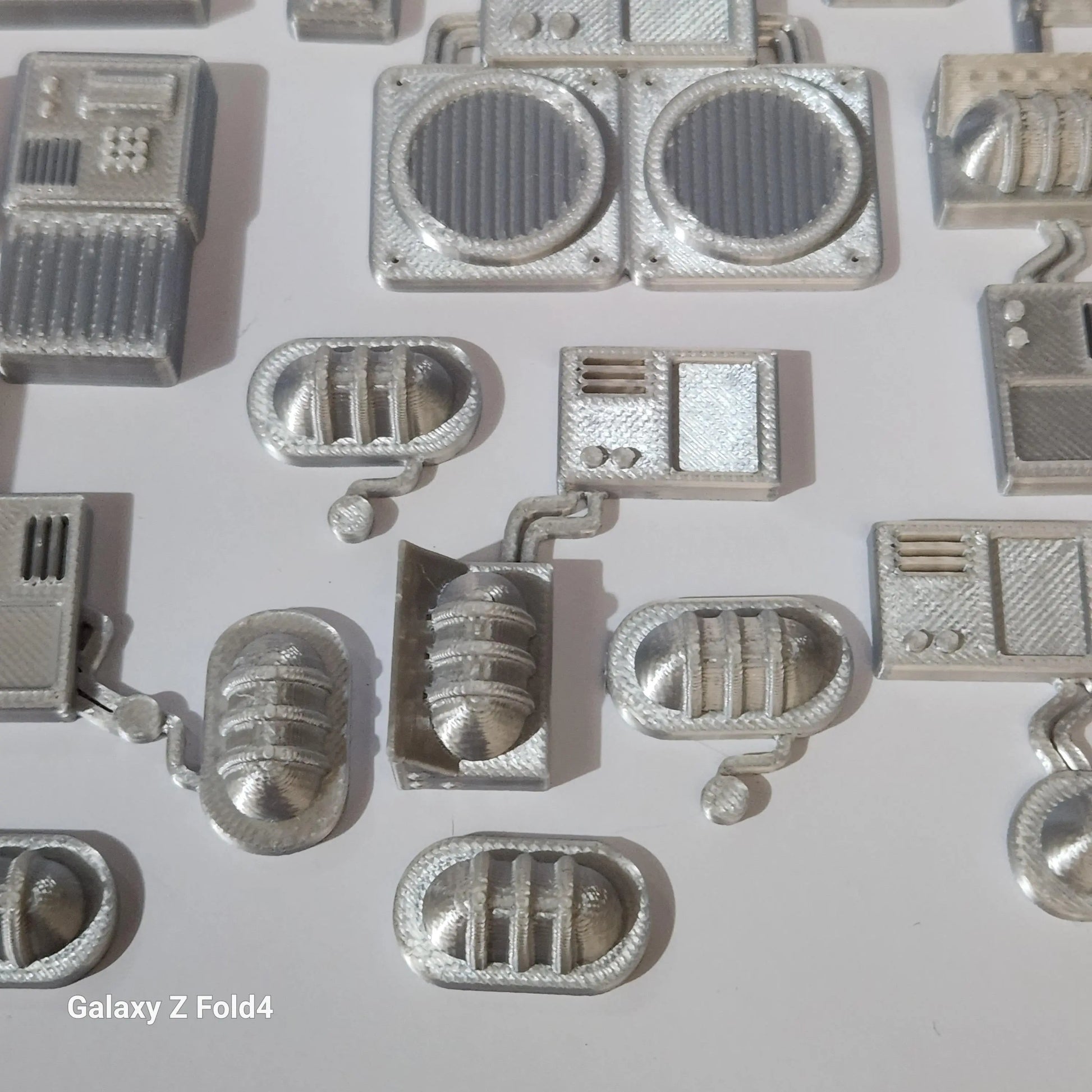 1:12 scale Sci-Fi Greebles Kitbash Set 27 pcs Cyberpunk Control Panels Switches Lights 3D Peak Print