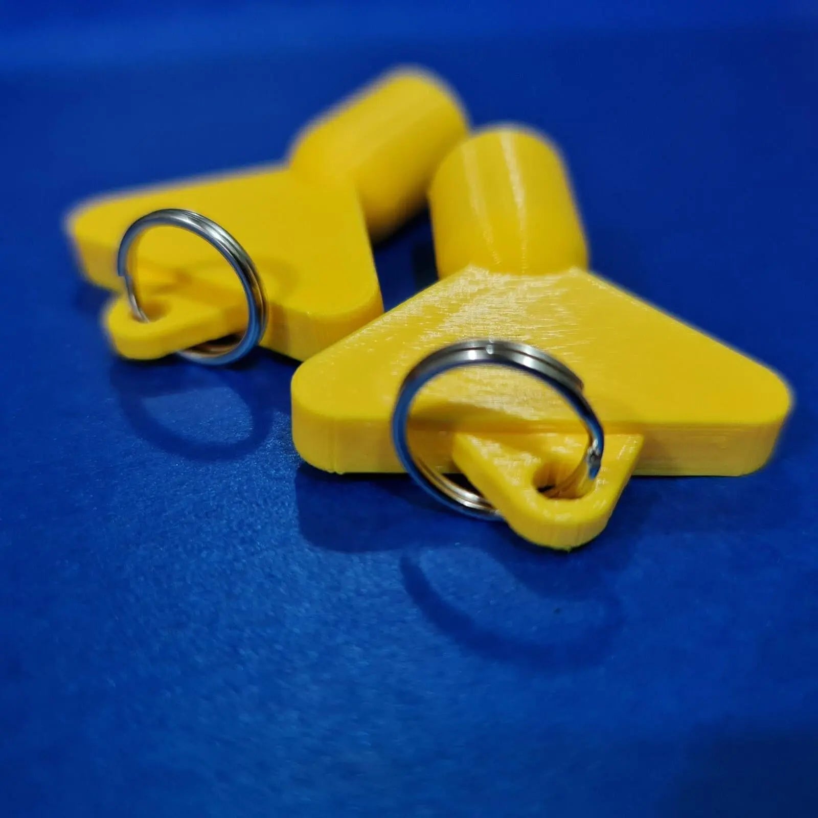 2 x gas electric meter box utility key cupboard yellow pla plastic biodegradable 3D Peak Print