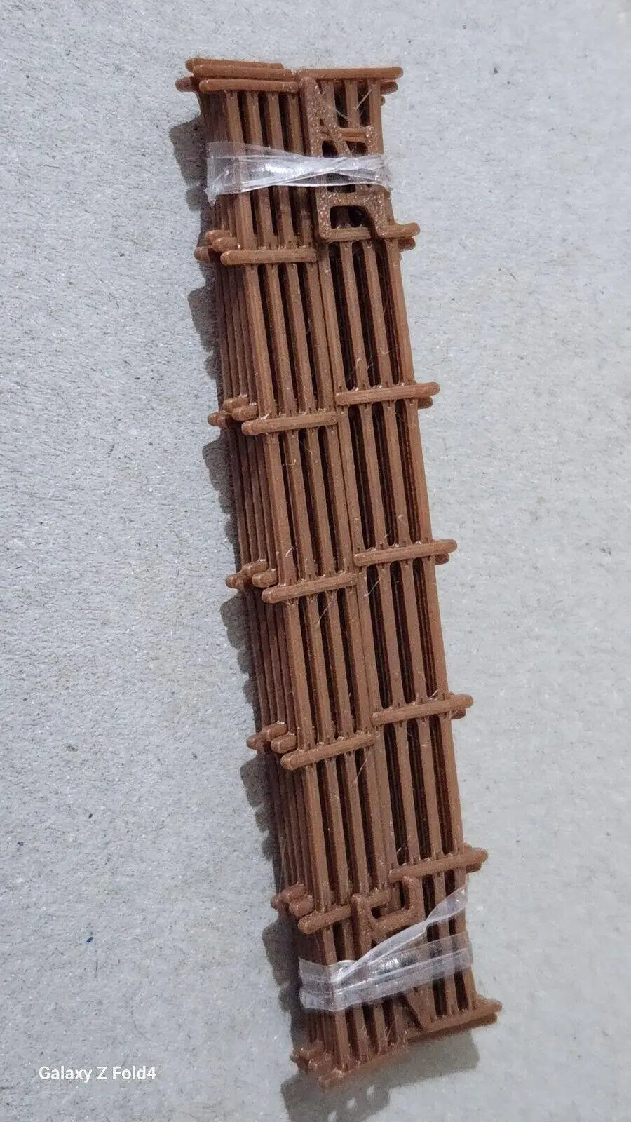 Fencing railings oo ho new 20 pack brown gauge 1:76 scale models train railway 3D Peak Print