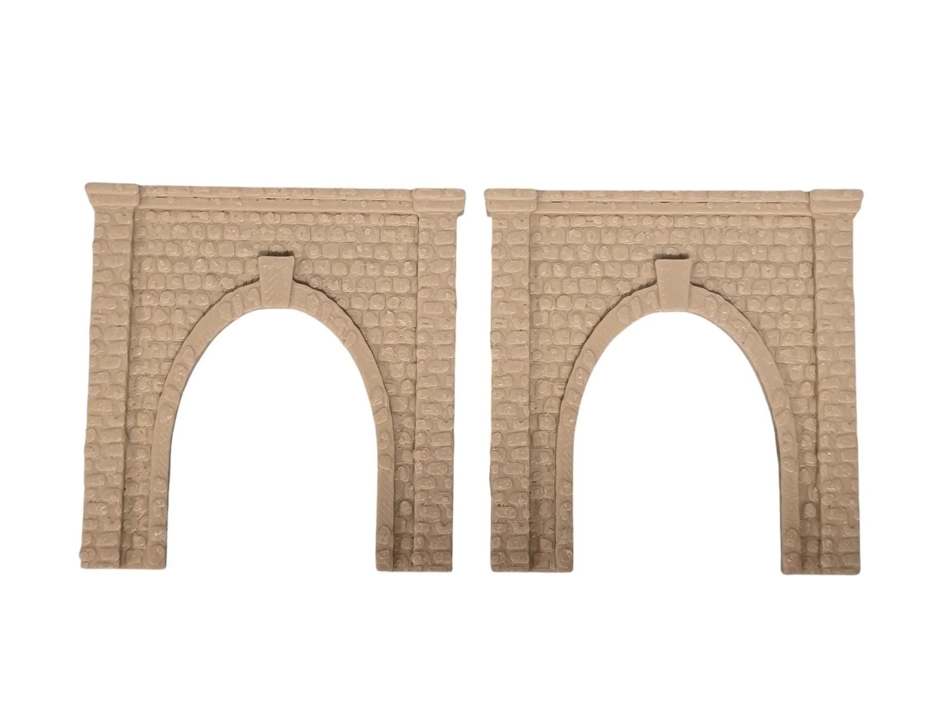 Z Gauge Tunnel Single Track Stone Portal Model Railway Train Layout 1:220 Scale 3D Peak Print