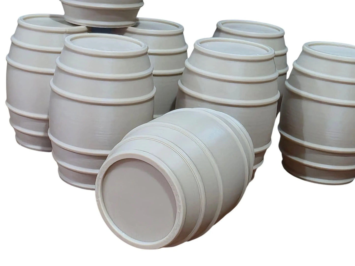 Whiskey Barrels 1:24 Scale Model Diorama Accessory Garage Display 3D Peak Print