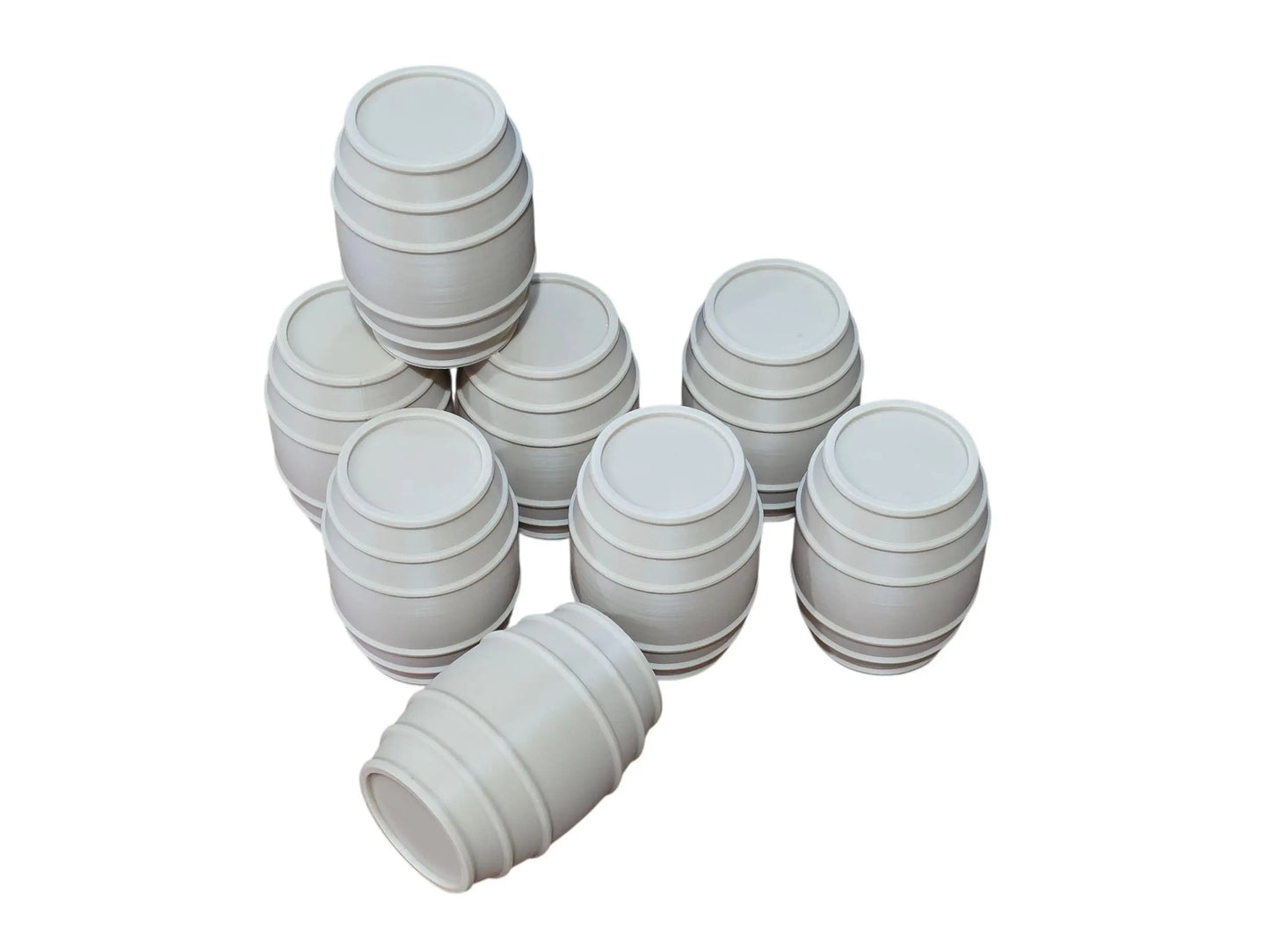 Whiskey Barrels 1:24 Scale Model Diorama Accessory Garage Display 3D Peak Print