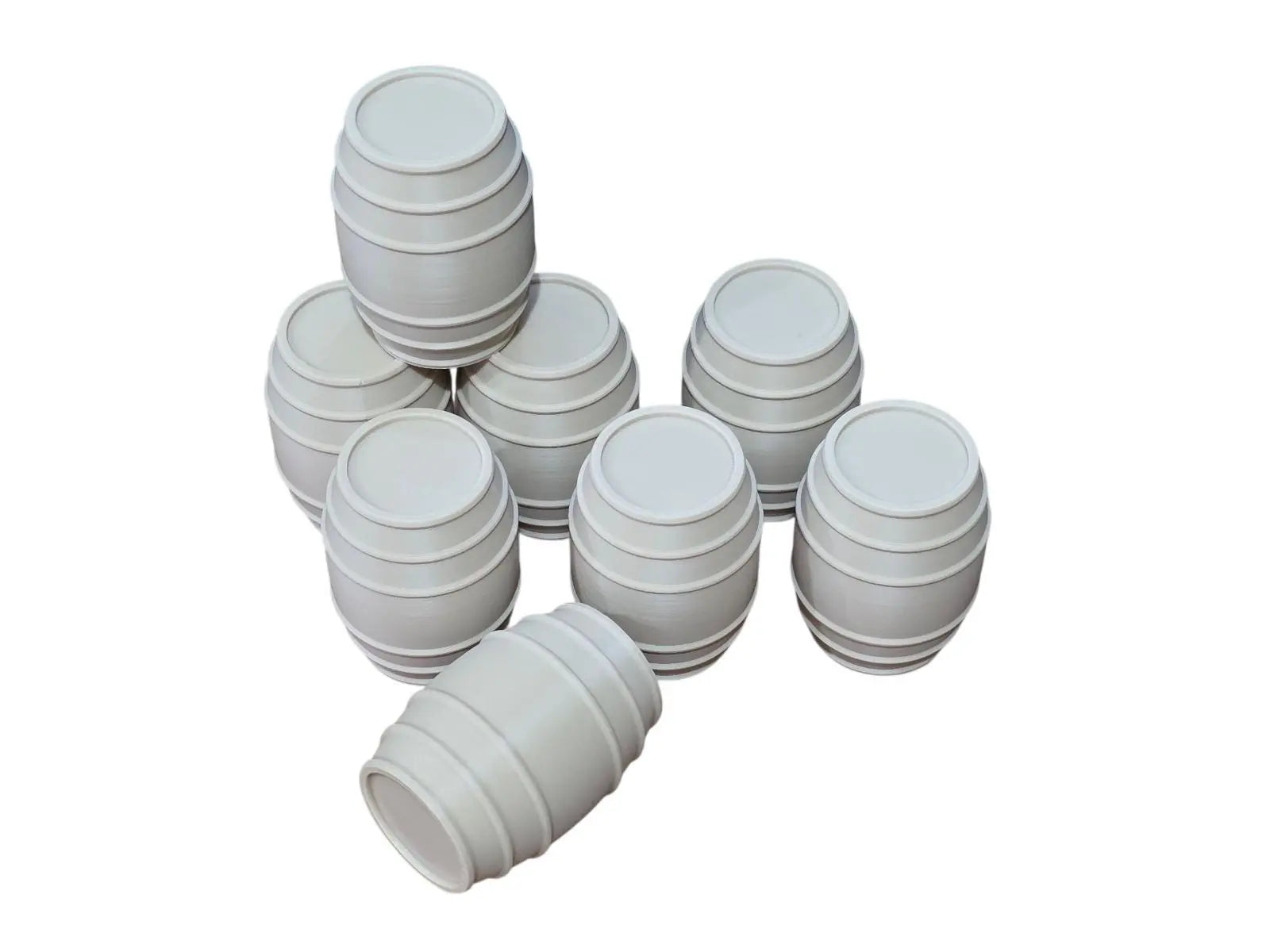 Whiskey barrels 1:18 scale diorama garage shed model car display accessory 3D Peak Print