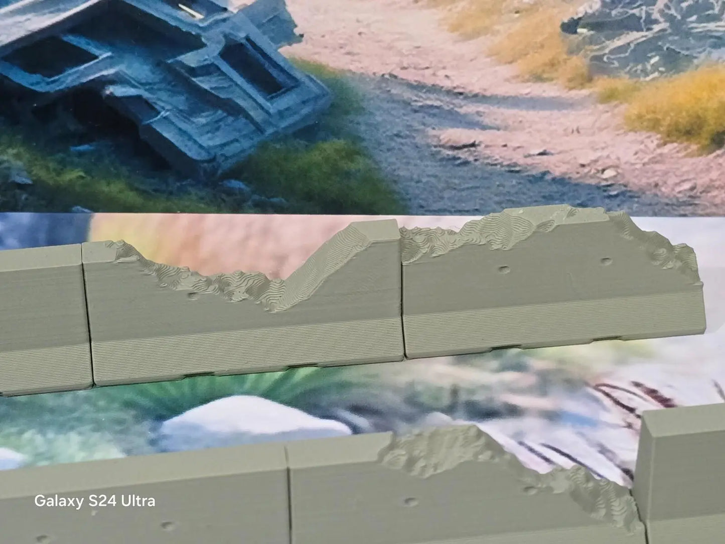 Wargaming Concrete Jersey Barriers 28mm  War Gaming Tabletop Games 3D Peak Print