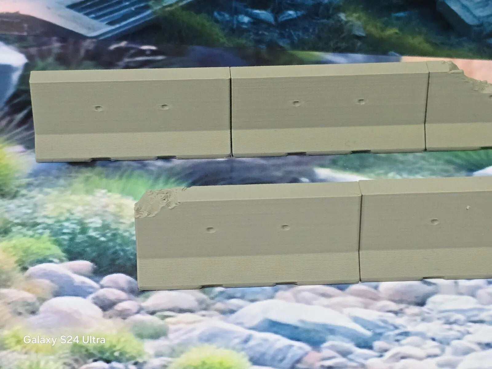 Wargaming Concrete Jersey Barriers 28mm  War Gaming Tabletop Games 3D Peak Print