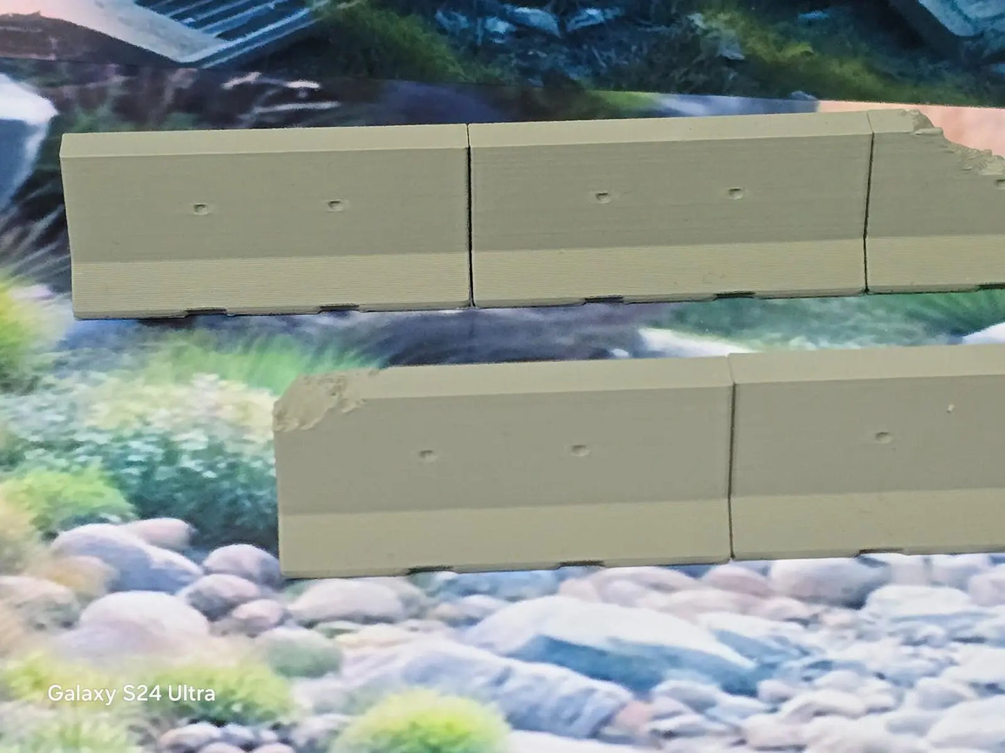 Wargaming Concrete Jersey Barriers 28mm  War Gaming Tabletop Games 3D Peak Print