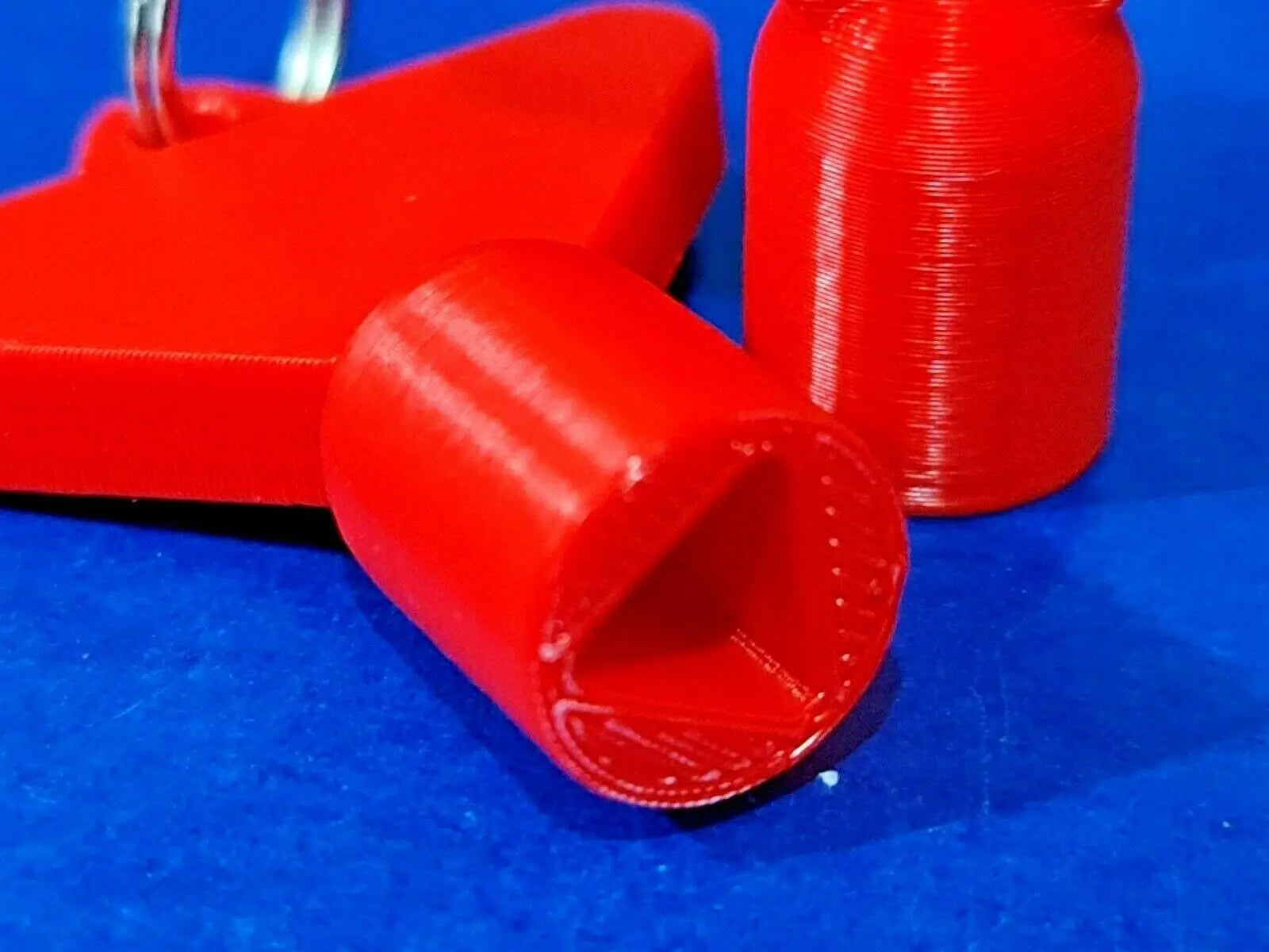 2 x Gas Electric Meter Box Utility Key Cupboard Red PLA Plastic Biodegradable 3D Peak Print