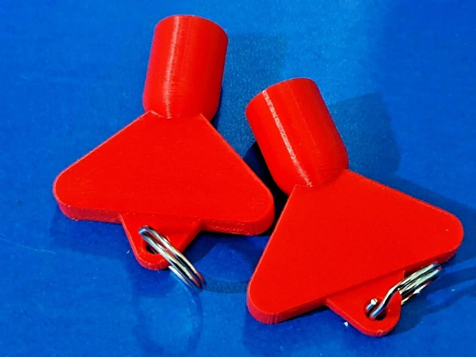 2 x Gas Electric Meter Box Utility Key Cupboard Red PLA Plastic Biodegradable 3D Peak Print