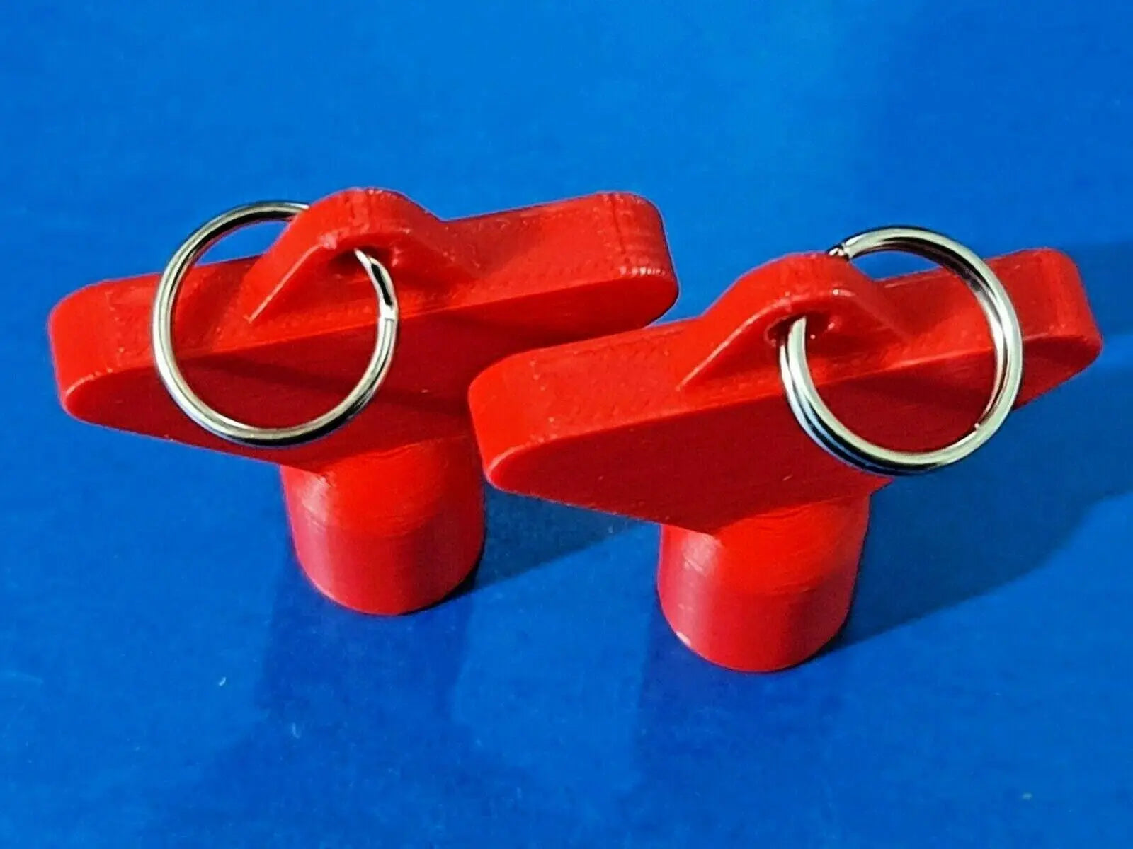 2 x Gas Electric Meter Box Utility Key Cupboard Red PLA Plastic Biodegradable 3D Peak Print