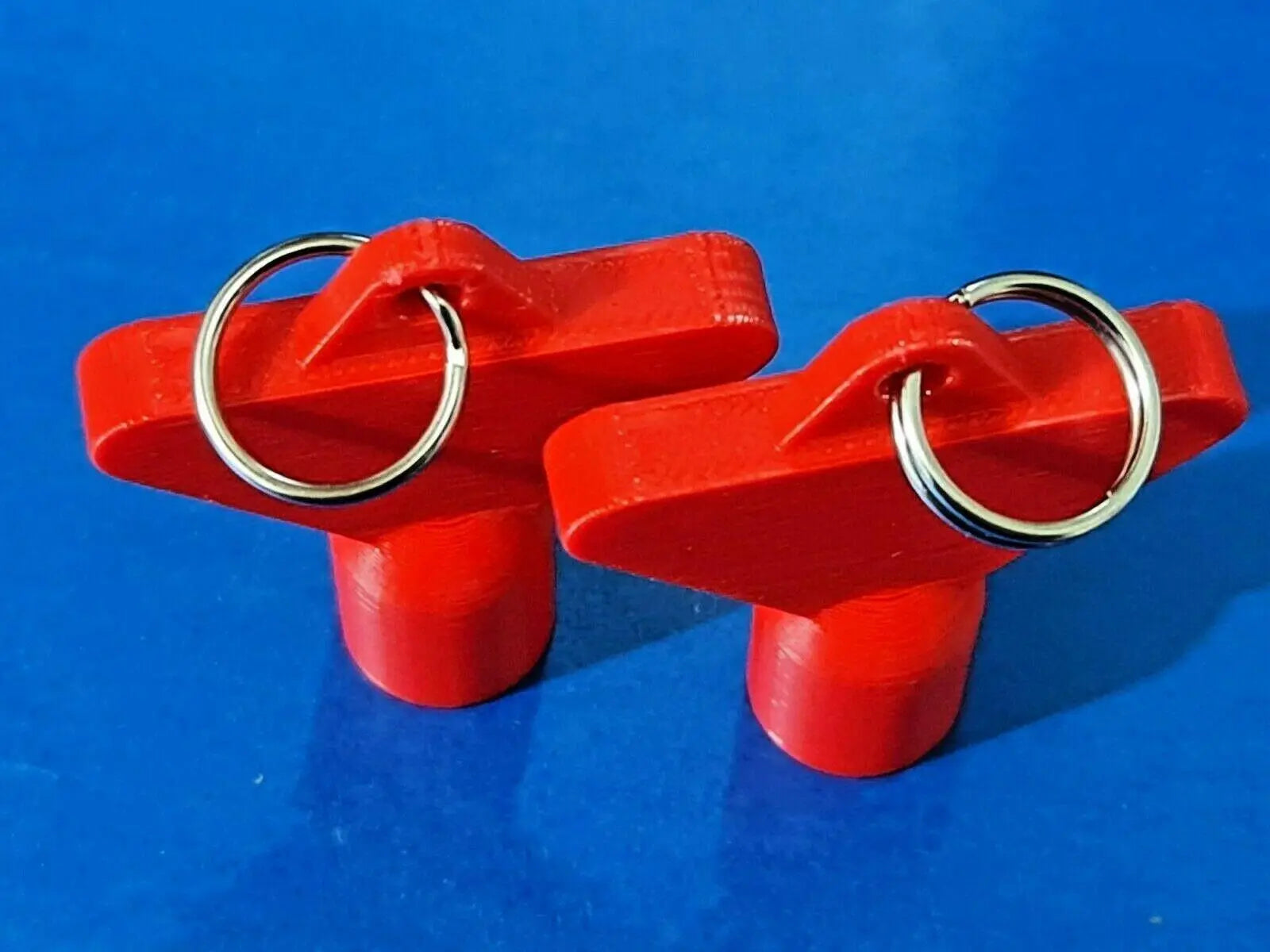 2 x Gas Electric Meter Box Utility Key Cupboard Red PLA Plastic Biodegradable 3D Peak Print