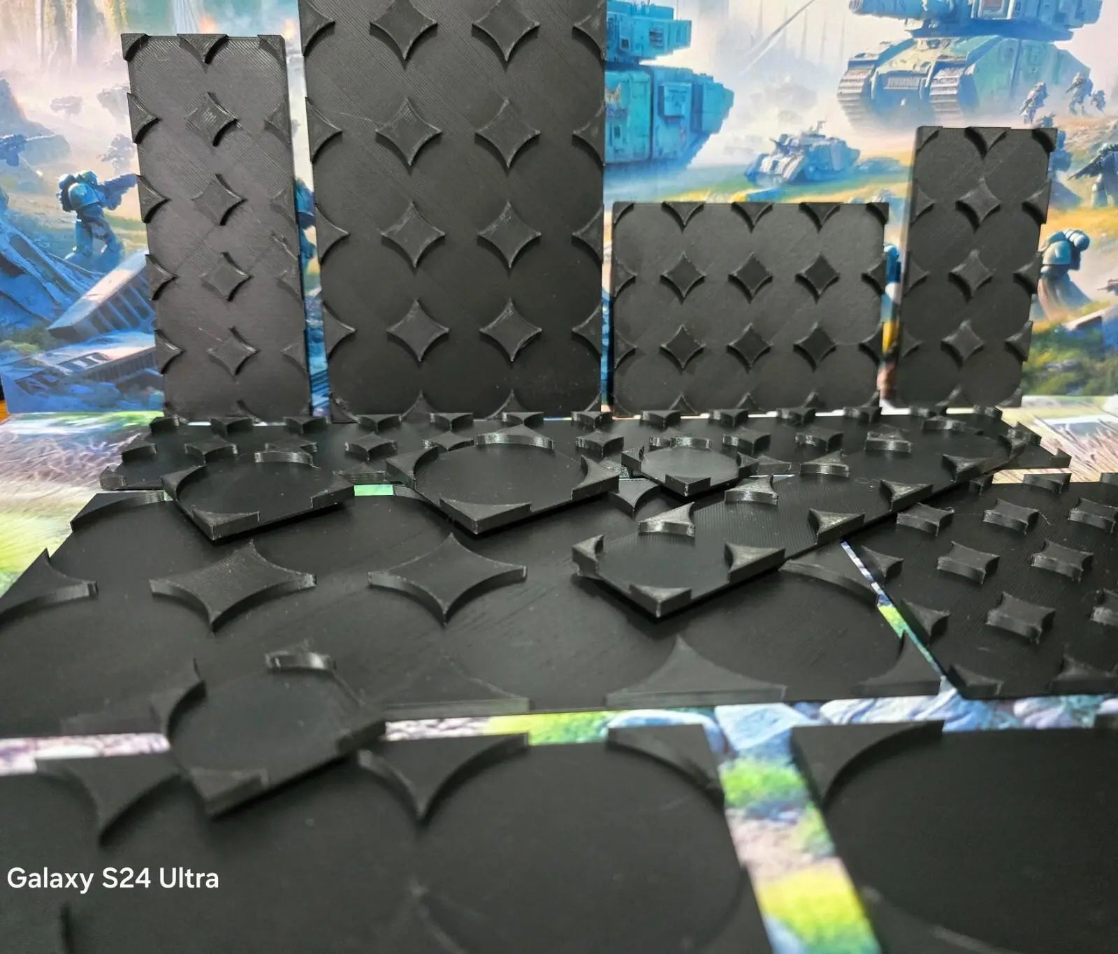 Round to square movement trays old world 25mm 32mm 40mm 50mm 60mm oval 3D Peak Print