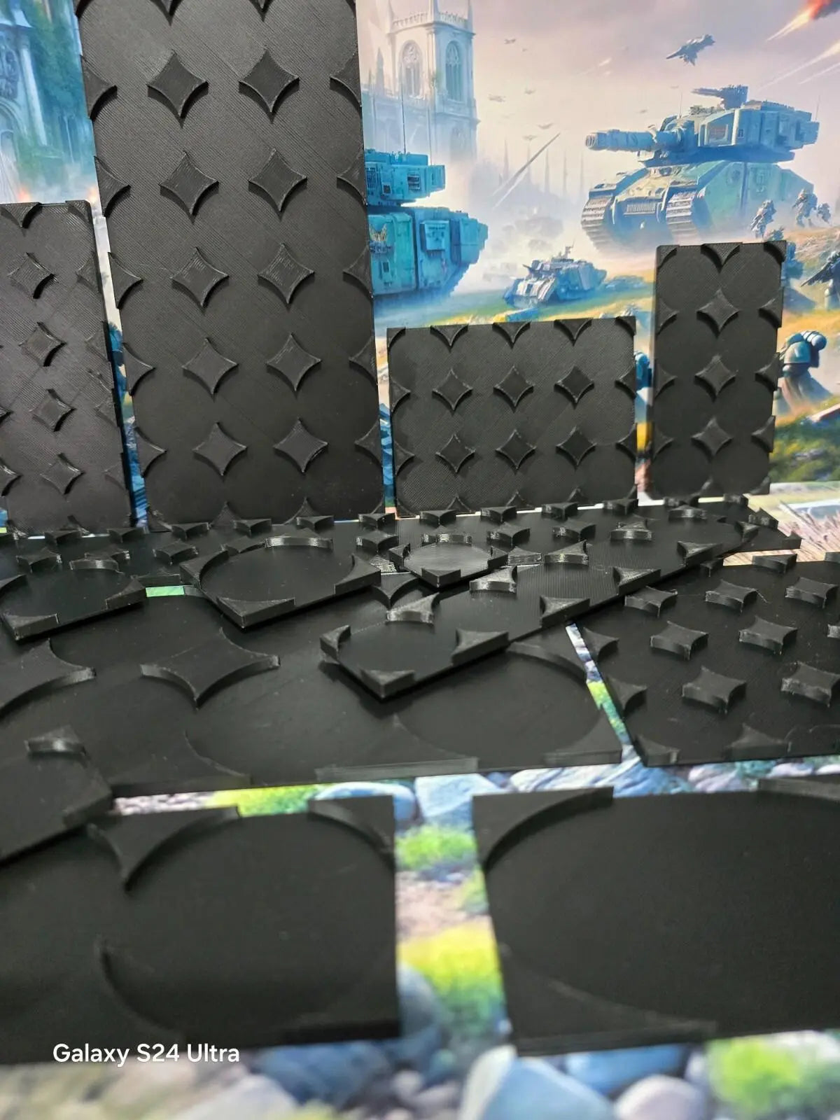 Round to square movement trays old world 25mm 32mm 40mm 50mm 60mm oval 3D Peak Print