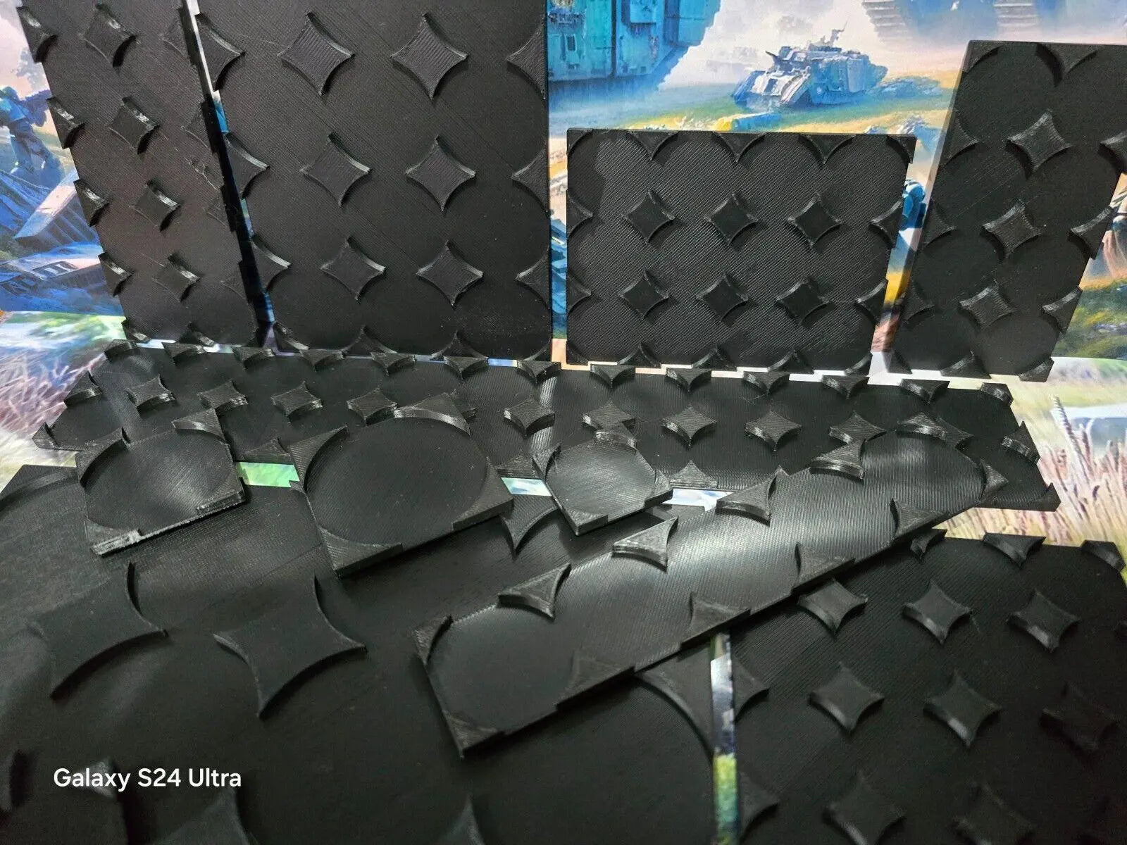 Round to square movement trays old world 25mm 32mm 40mm 50mm 60mm oval 3D Peak Print