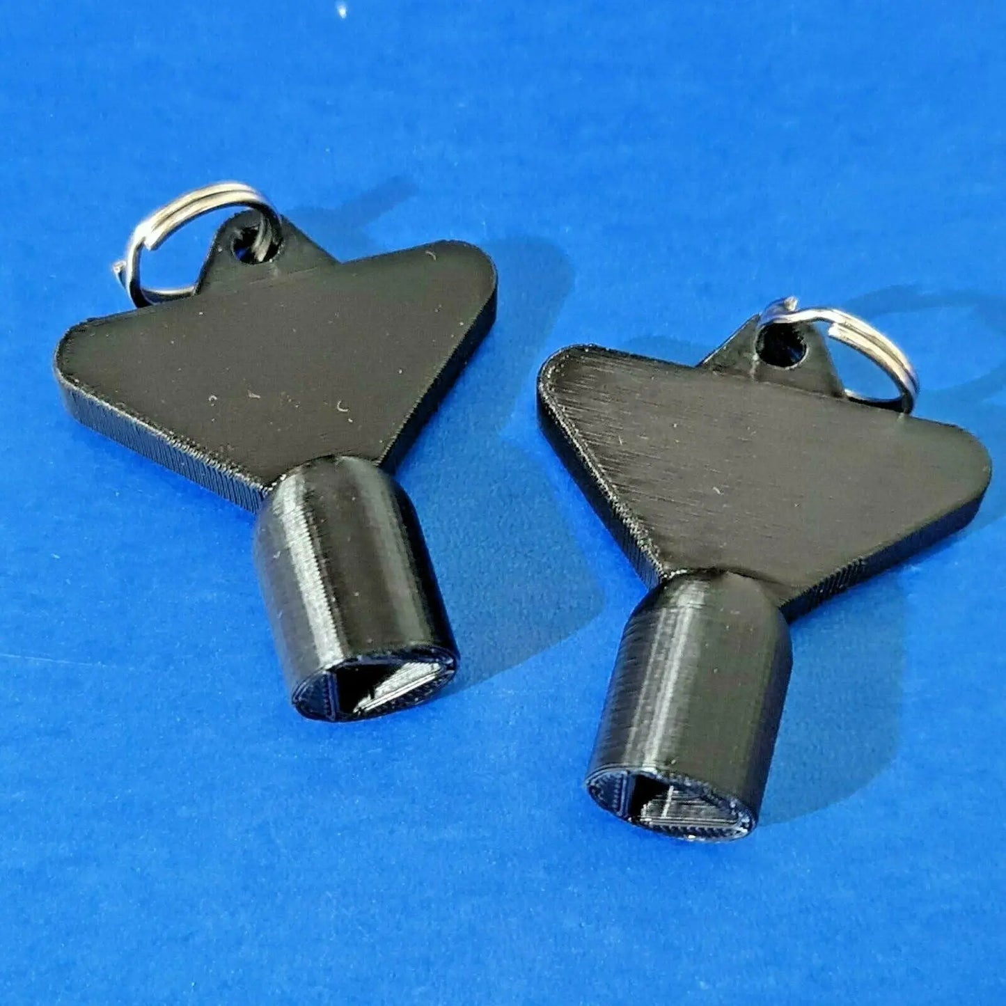 2 x Gas Electric Meter Box Utility Key Cupboard Black PLA Plastic Biodegradable 3D Peak Print