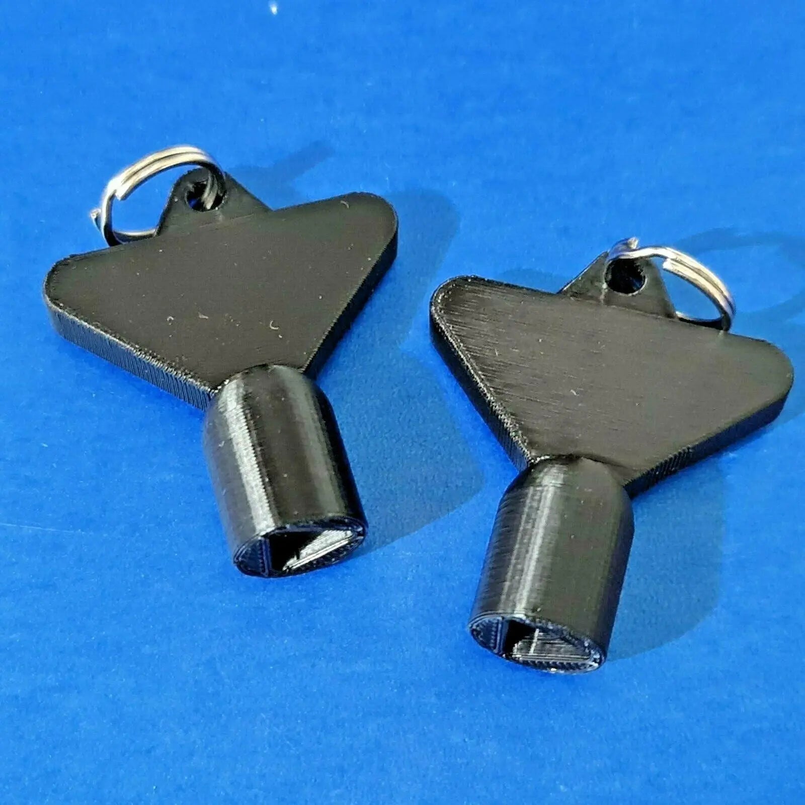 2 x Gas Electric Meter Box Utility Key Cupboard Black PLA Plastic Biodegradable 3D Peak Print