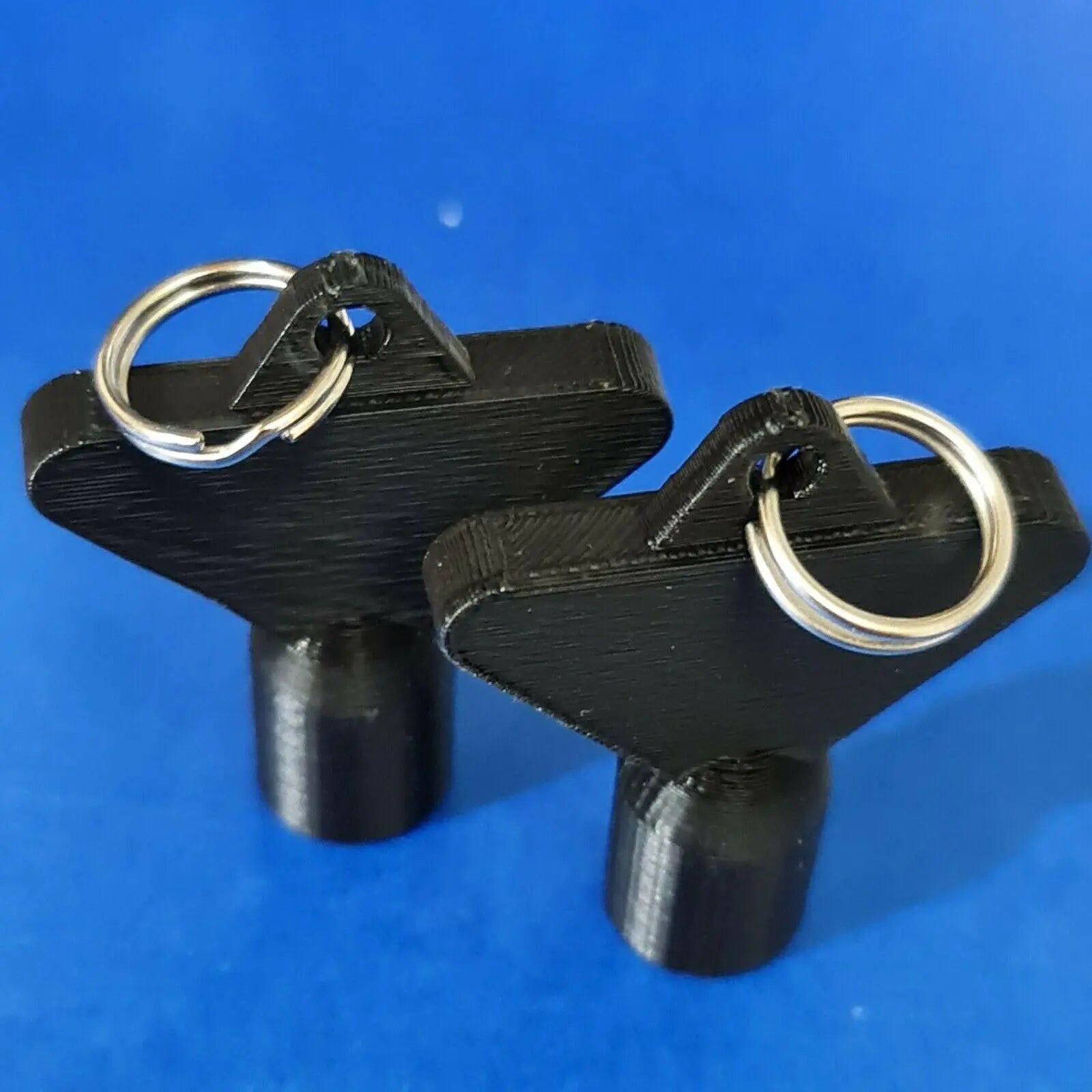 2 x Gas Electric Meter Box Utility Key Cupboard Black PLA Plastic Biodegradable 3D Peak Print