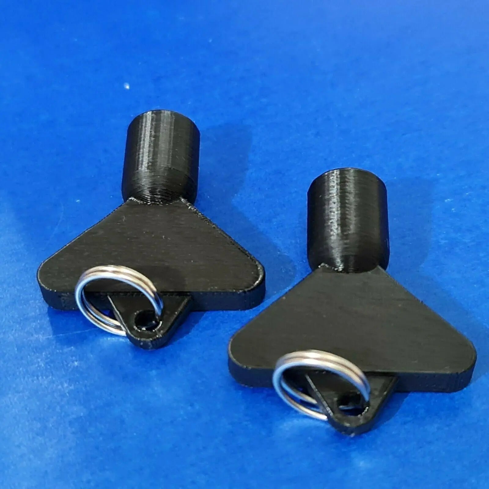 2 x Gas Electric Meter Box Utility Key Cupboard Black PLA Plastic Biodegradable 3D Peak Print