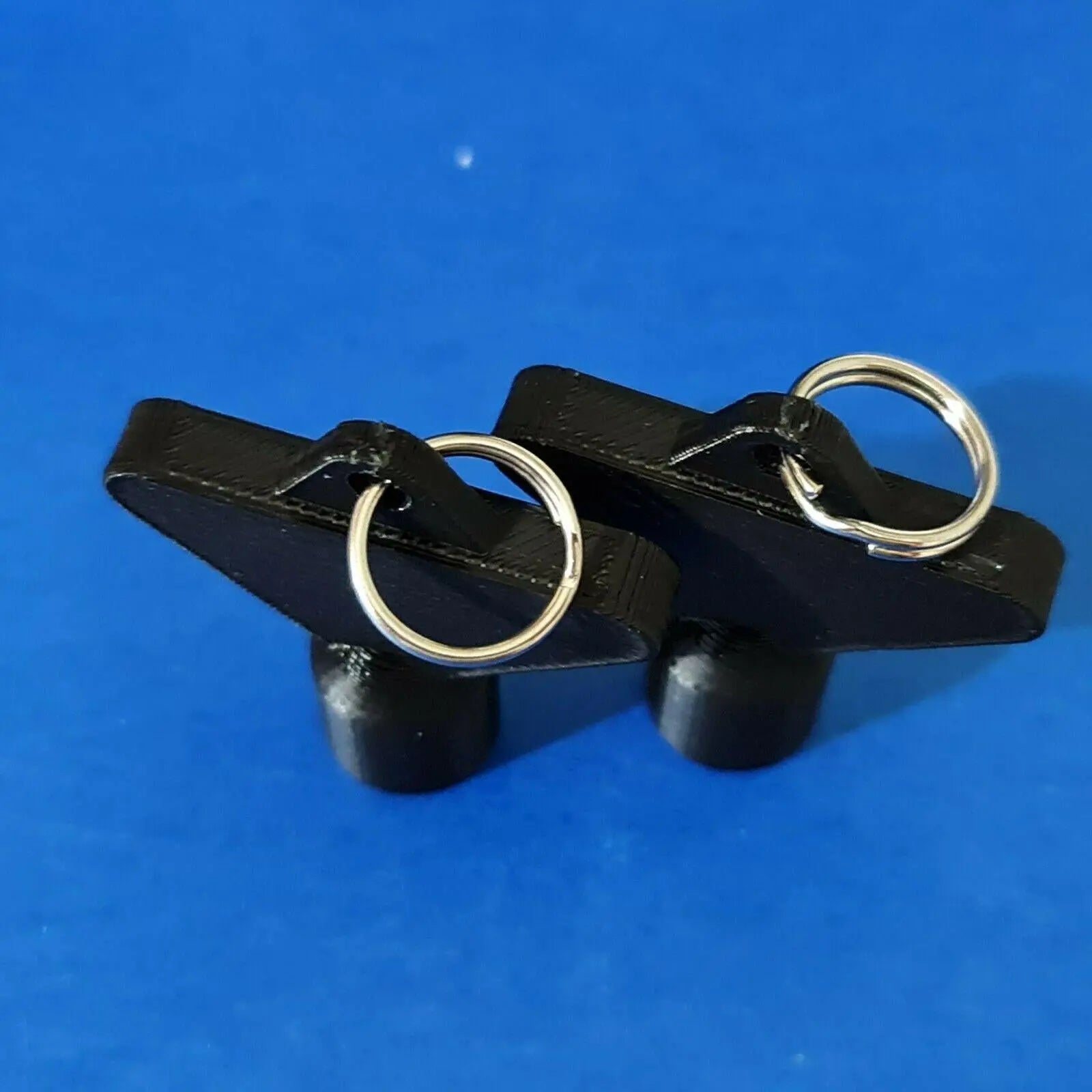 2 x Gas Electric Meter Box Utility Key Cupboard Black PLA Plastic Biodegradable 3D Peak Print