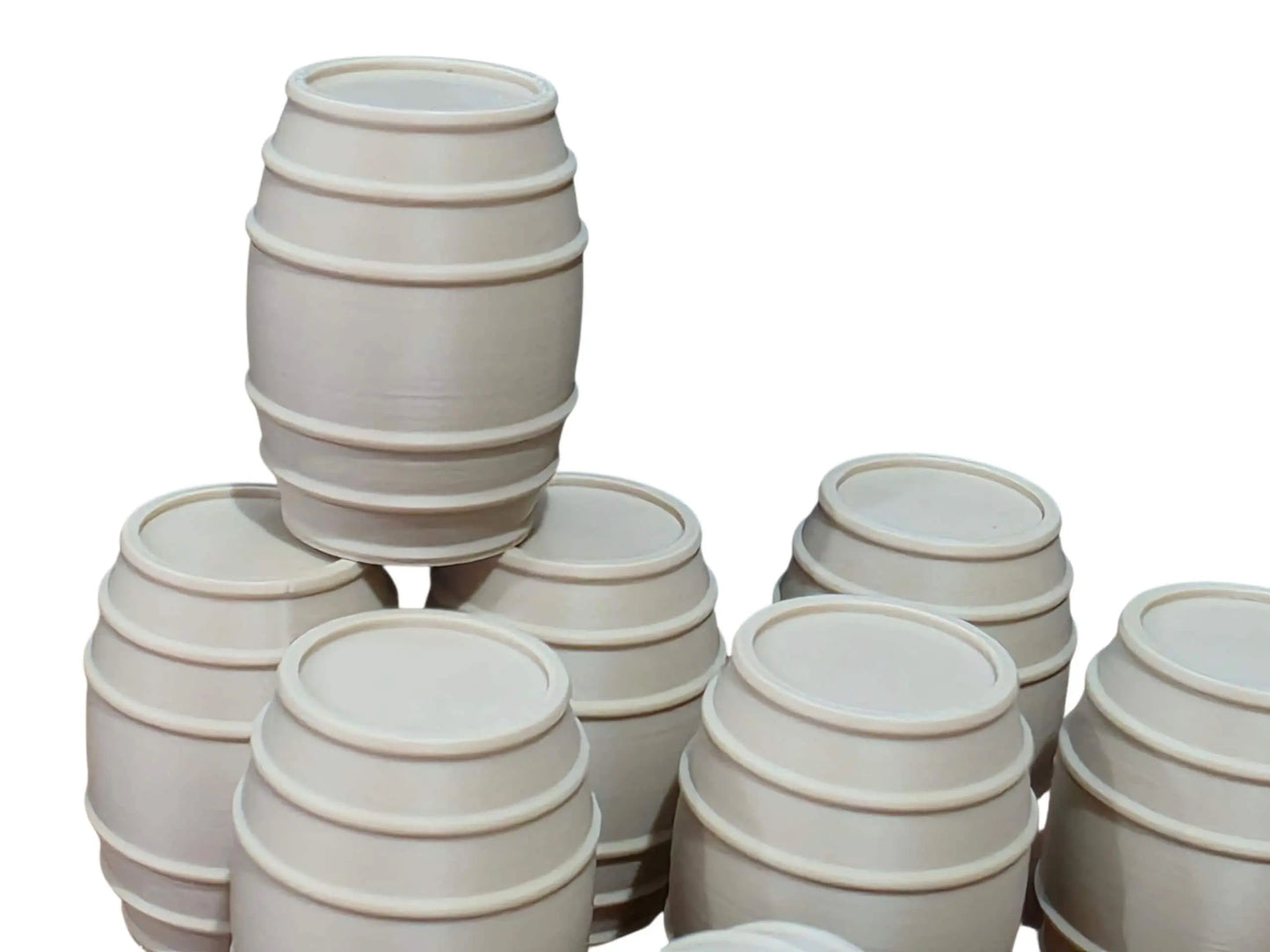 Whiskey Barrels Models Train Railway 1:18 Scale New 8 Pack Wood PLA 3D Peak Print