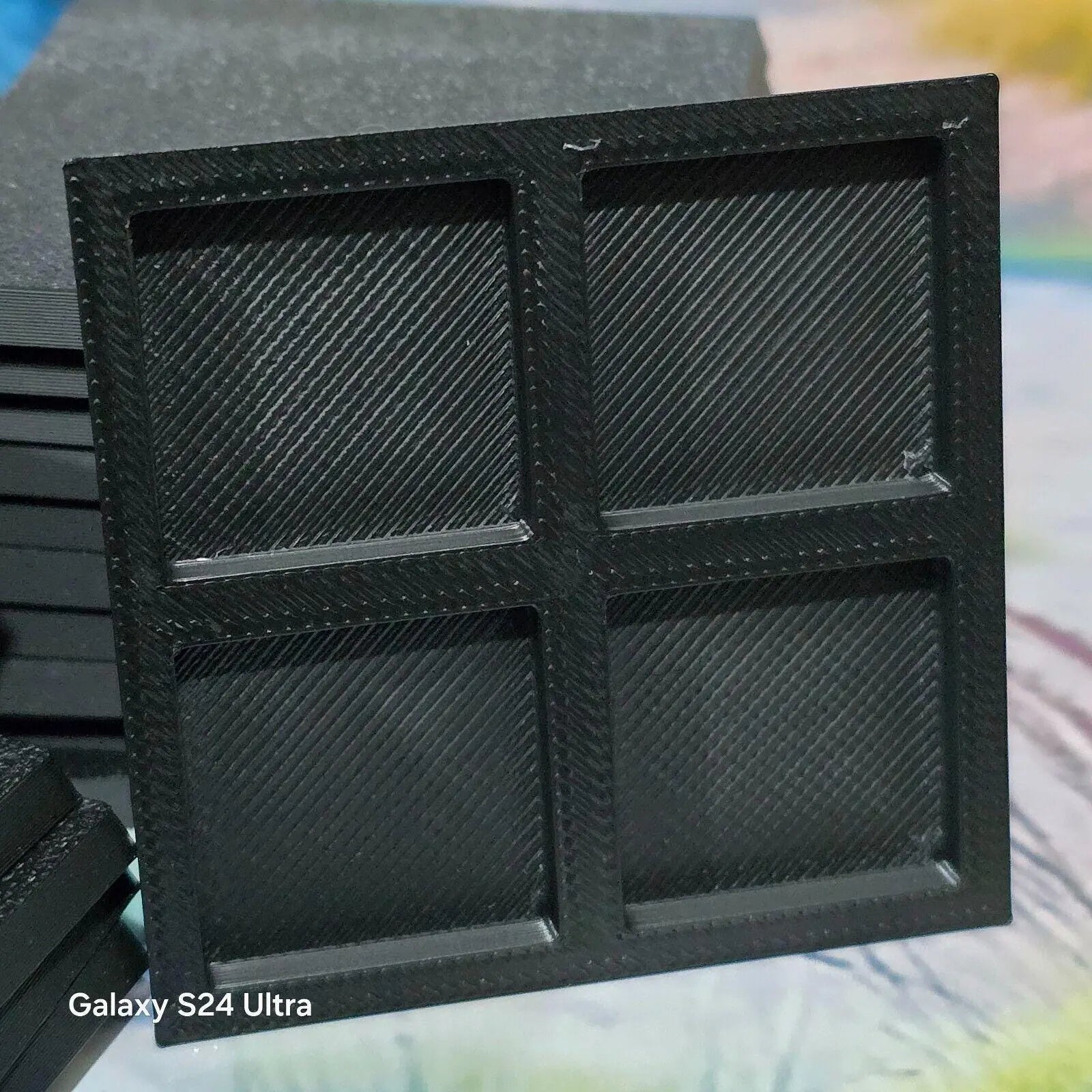 Wargaming Bases 50mm Square Durable Plastic for War Gaming Tabletop Games 3D Peak Print