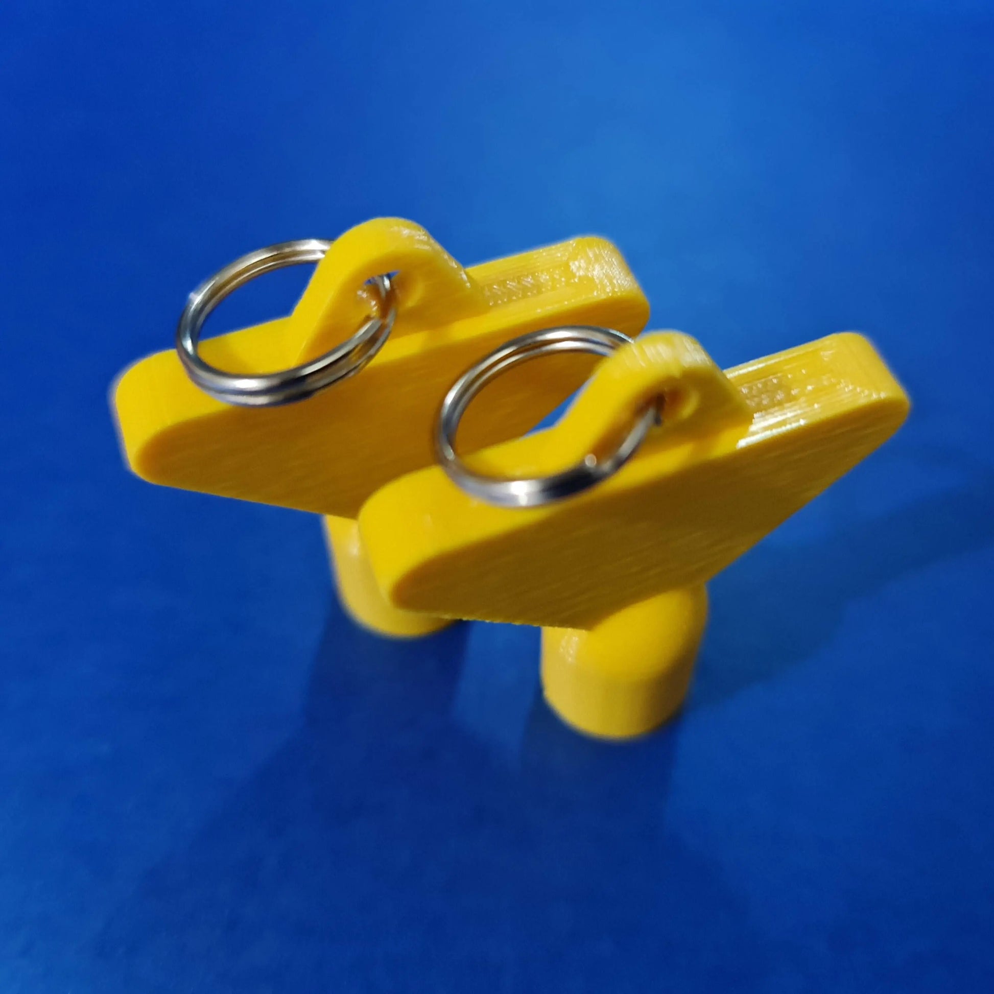 2 x Gas Electric Meter Box Utility Key Cupboard Yellow PLA Plastic Biodegradable 3D Peak Print