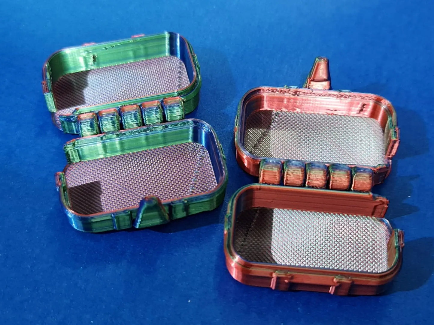 2 x Toothbrush Case Travel Cover Holder Portable Camping Plastic Brush Box Head 3D Peak Print