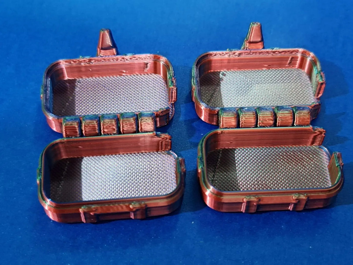 2 x Toothbrush Case Travel Cover Holder Portable Camping Plastic Brush Box Head 3D Peak Print