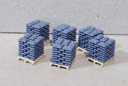 009 00-9 narrow gauge pallets of sacks 1:76 scale models train railway (6 pack) 3D Peak Print