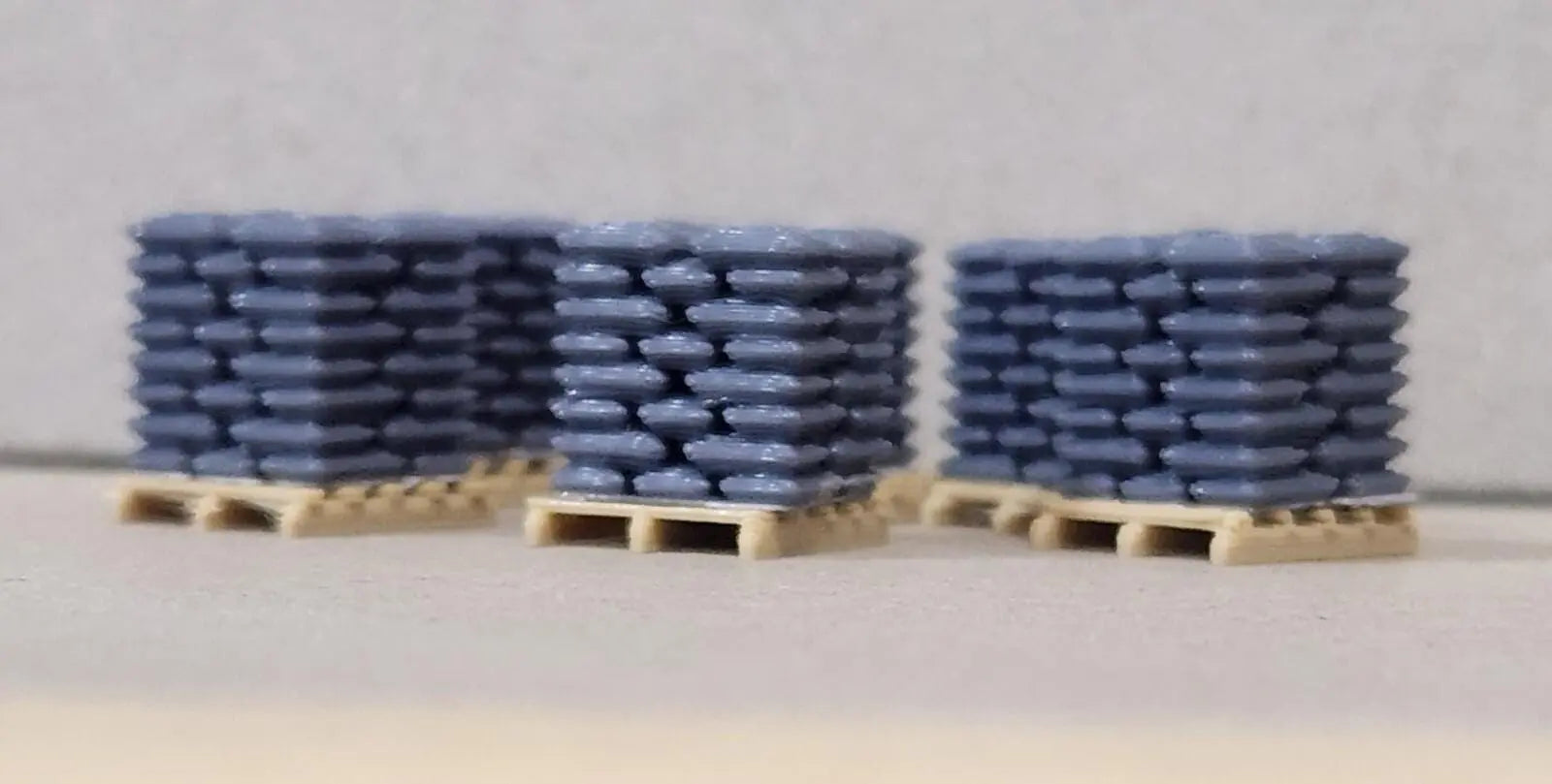 009 00-9 narrow gauge pallets of sacks 1:76 scale models train railway (6 pack) 3D Peak Print